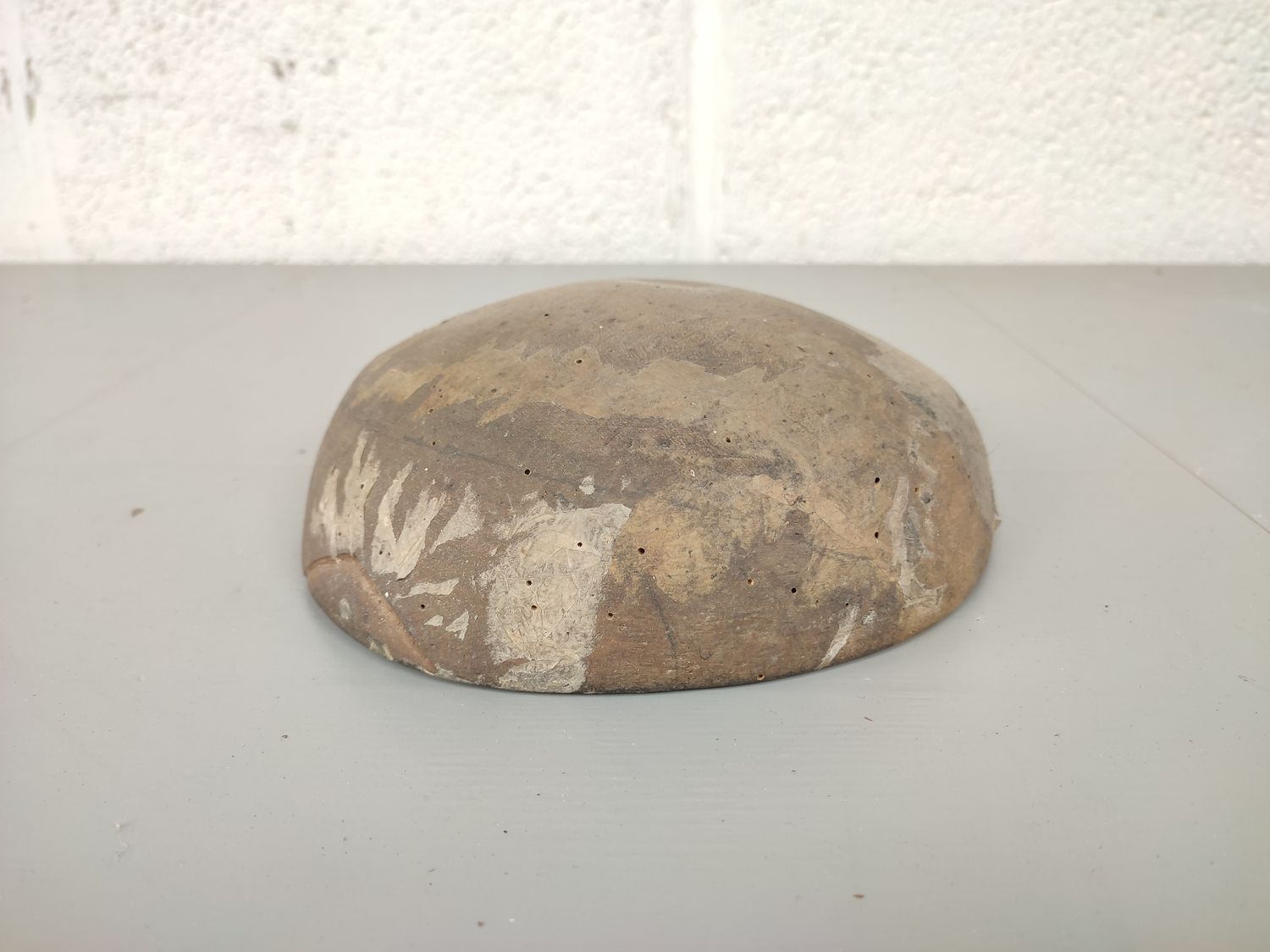 Old wooden hat mold