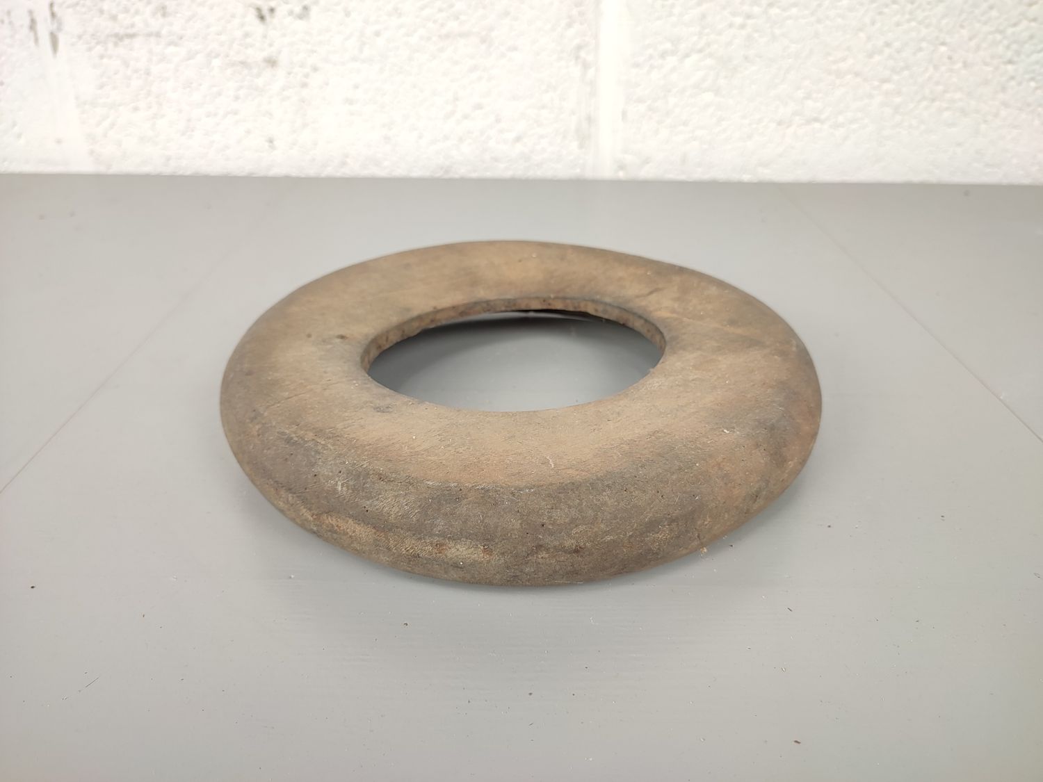 Old wooden hat mold