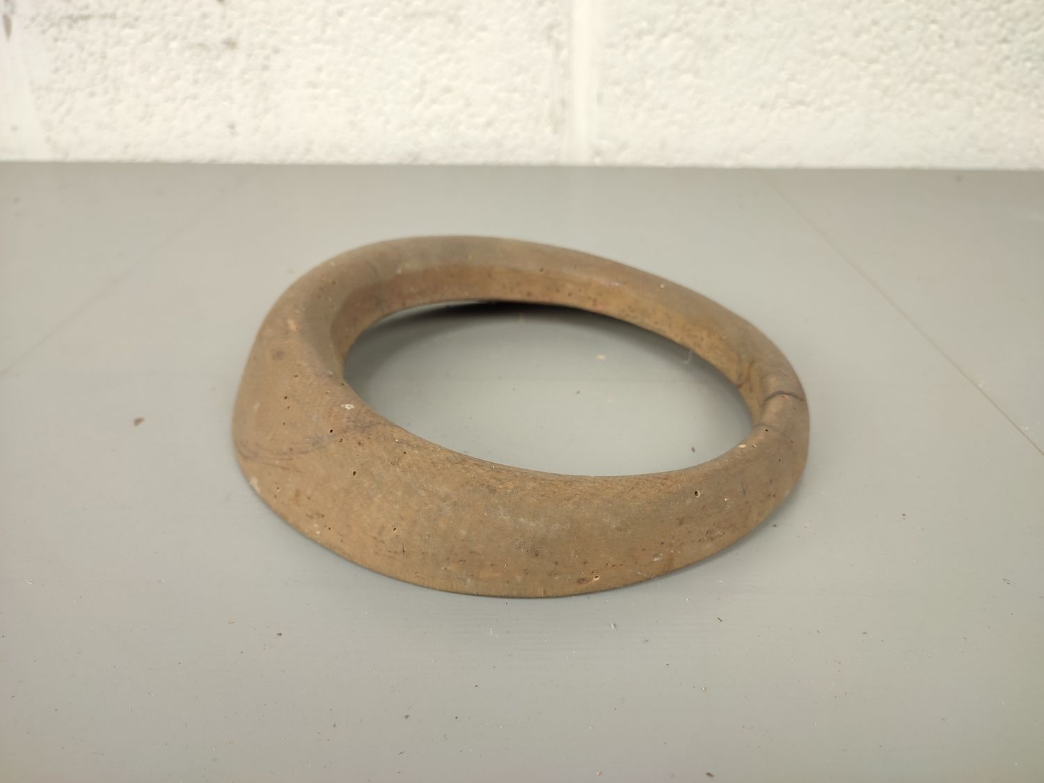 Old wooden hat mold