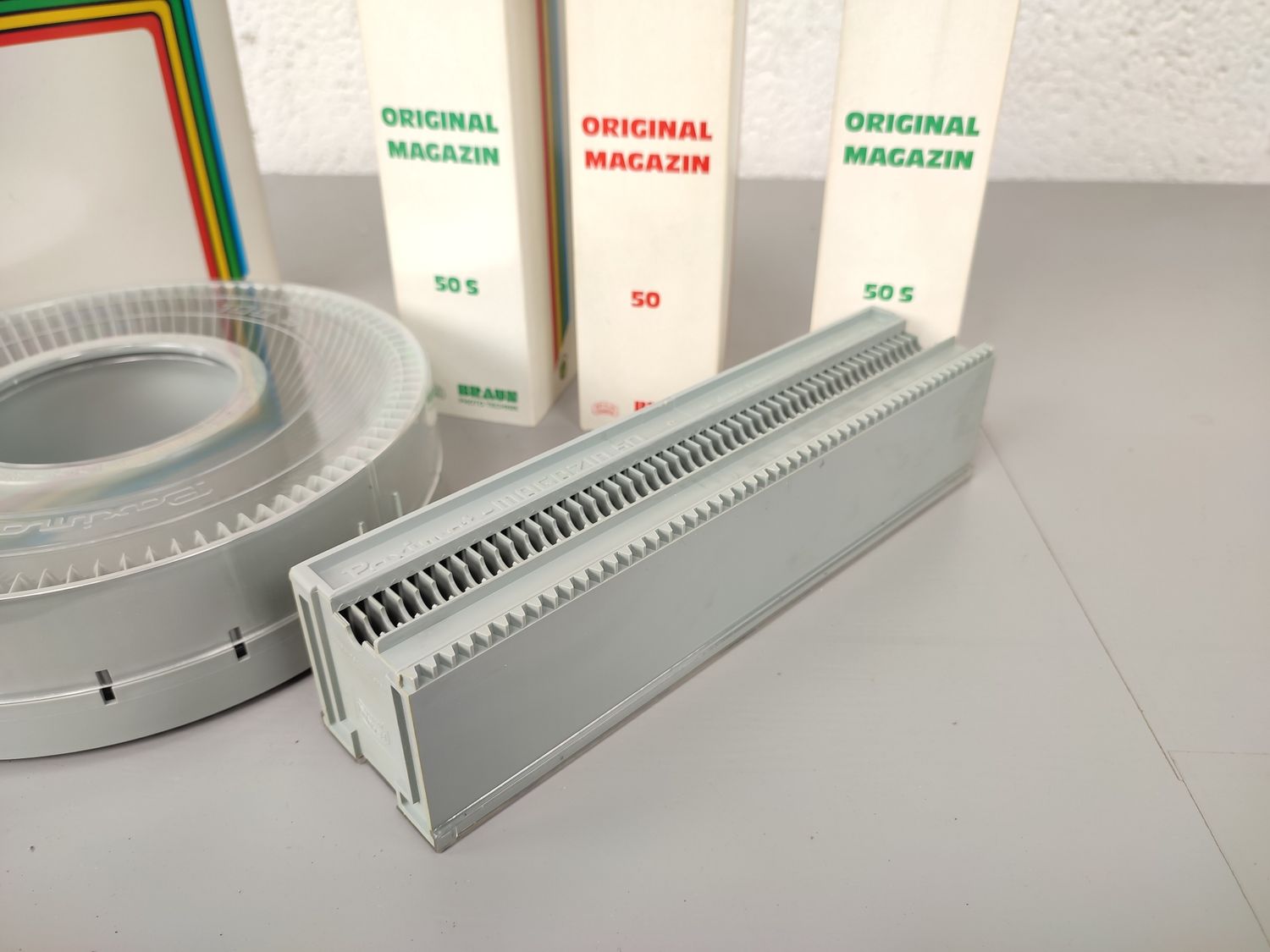 4 Braun Paximat slide magazines