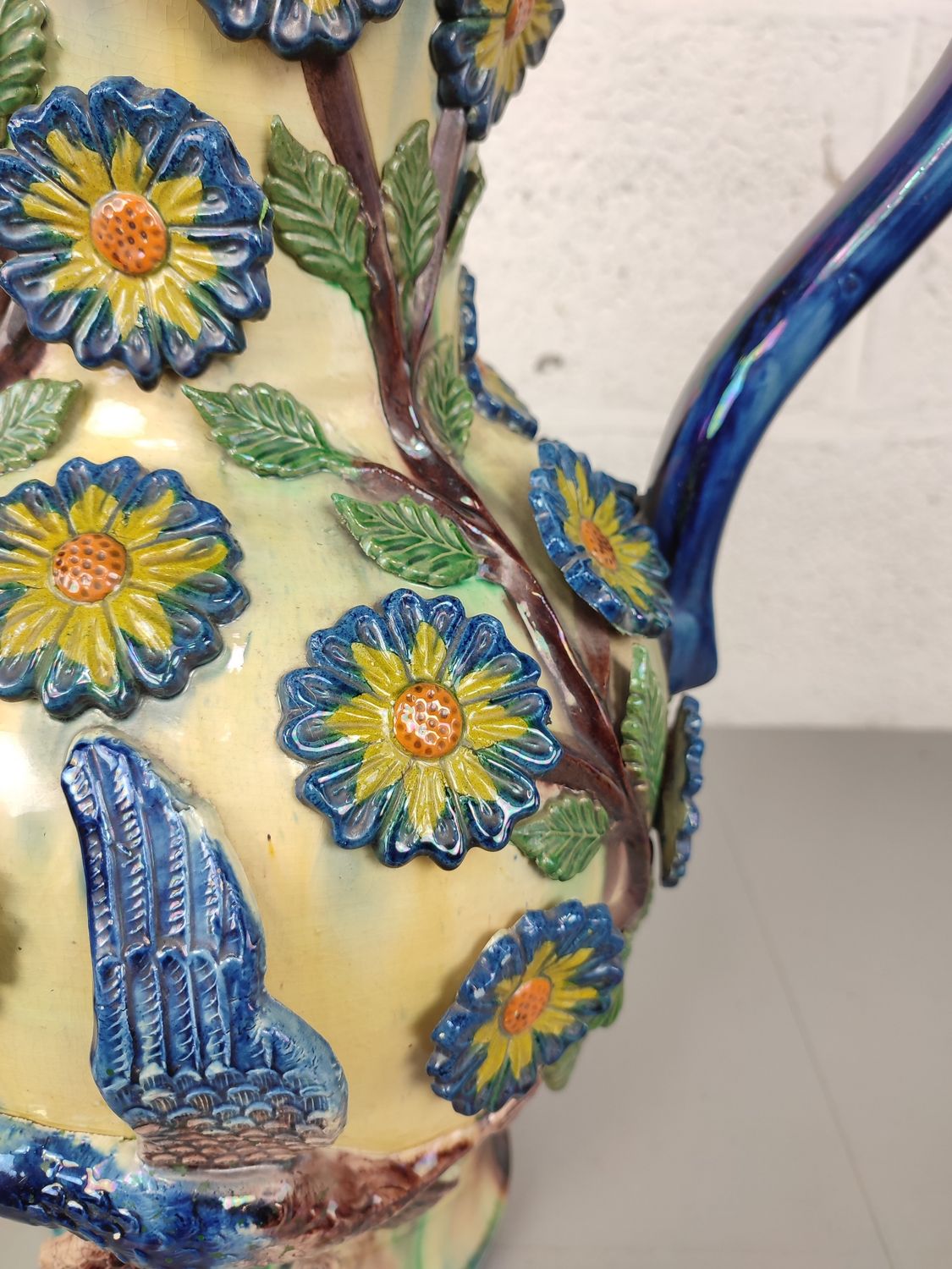 Vase in Flemish earthenware 50cm