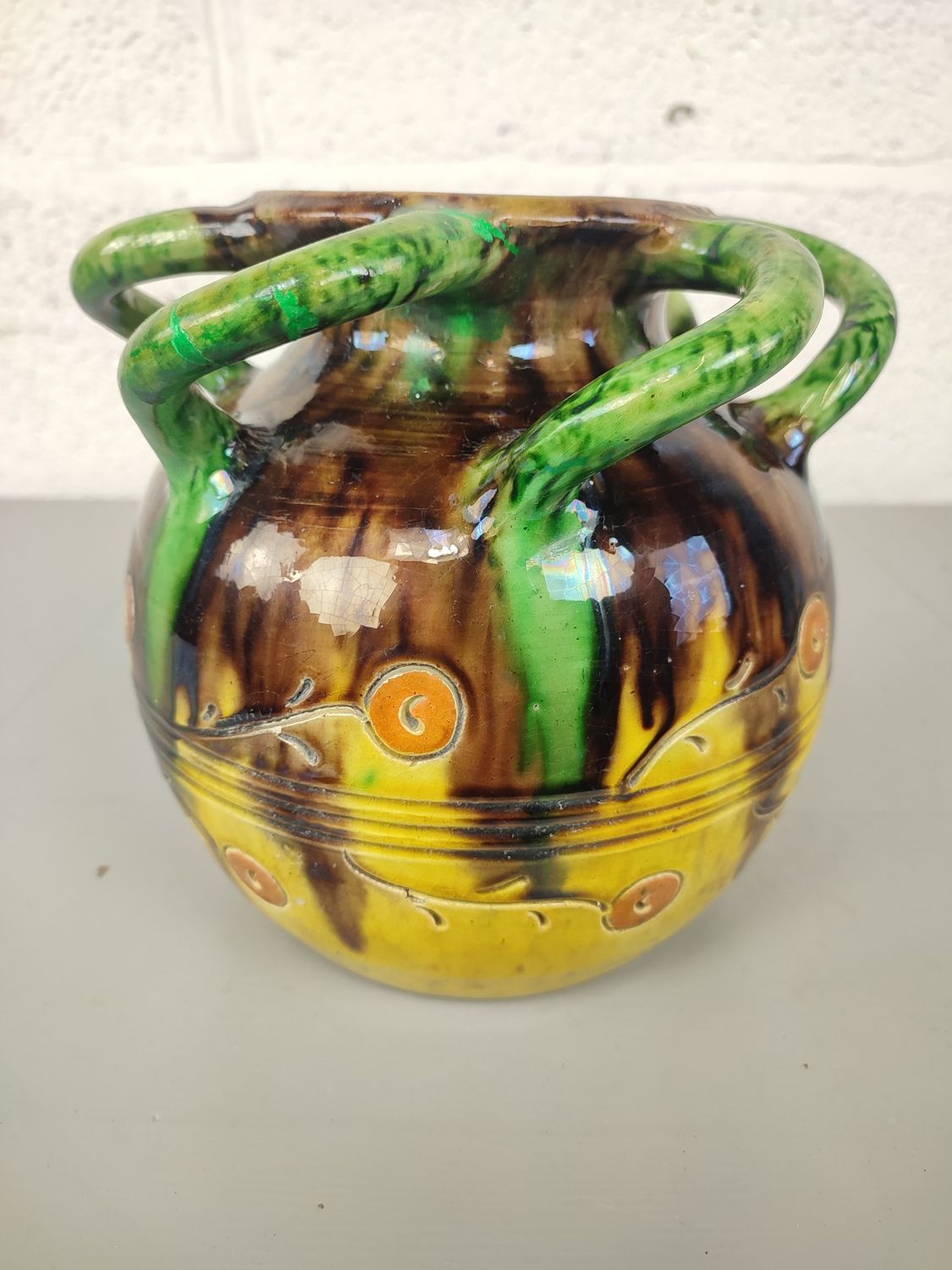 Vase in Flemish earthenware 20cm