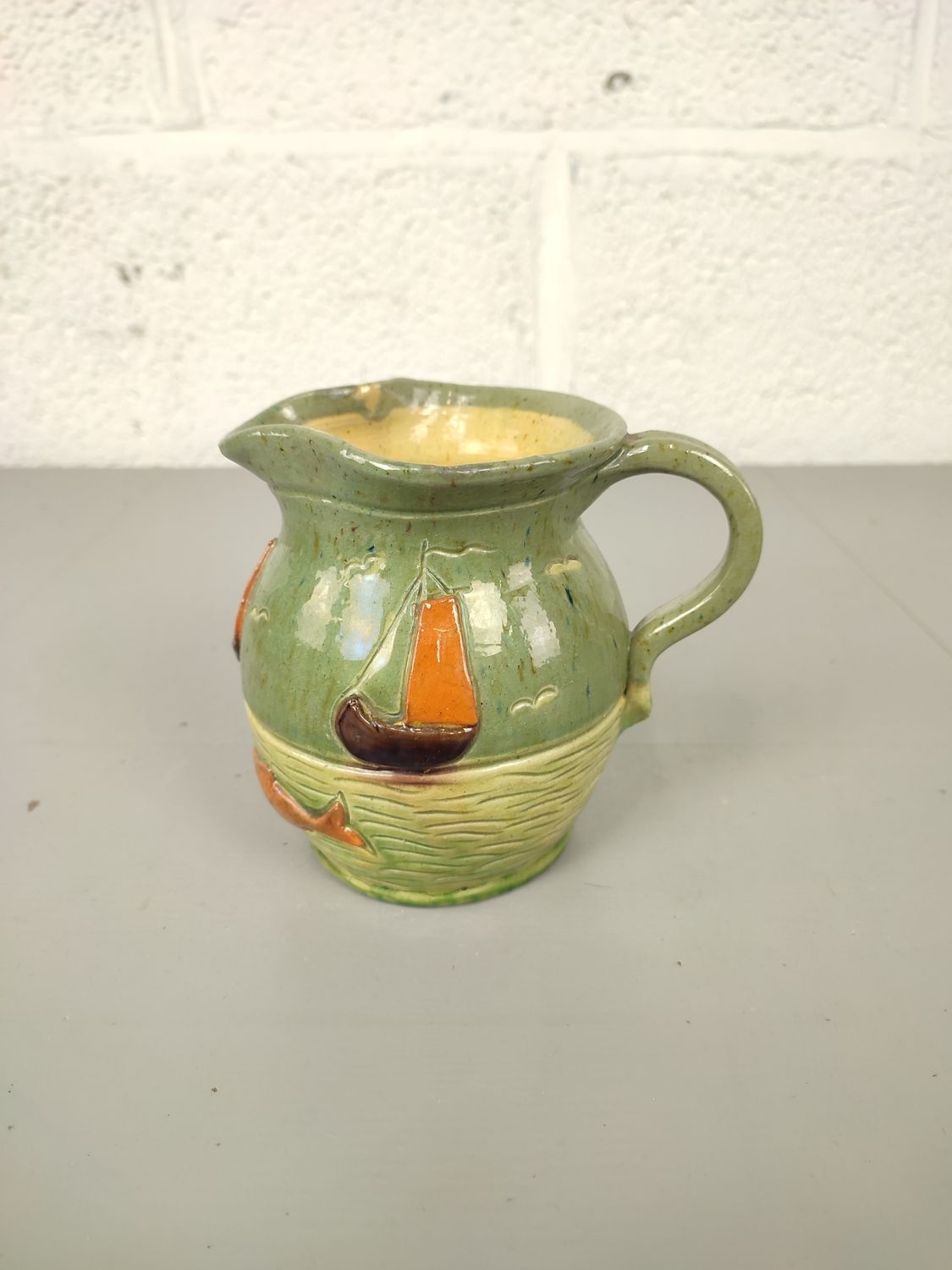 Small jug in Flemish earthenware