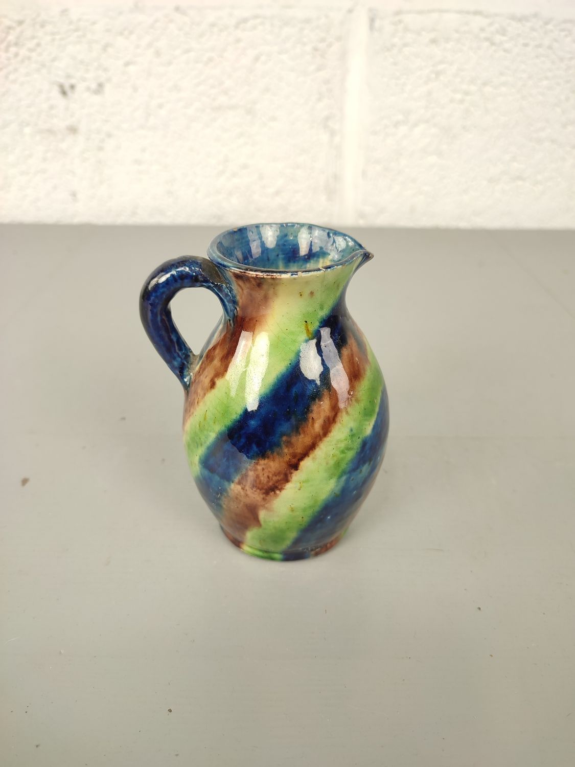 Small jug in Flemish earthenware