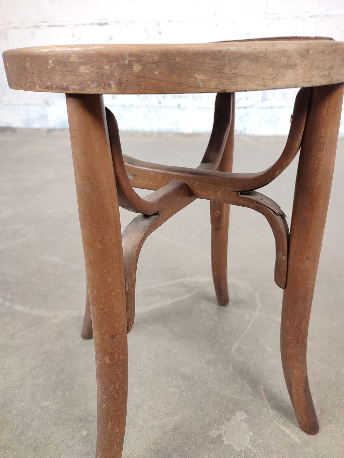 Antique bentwood stool