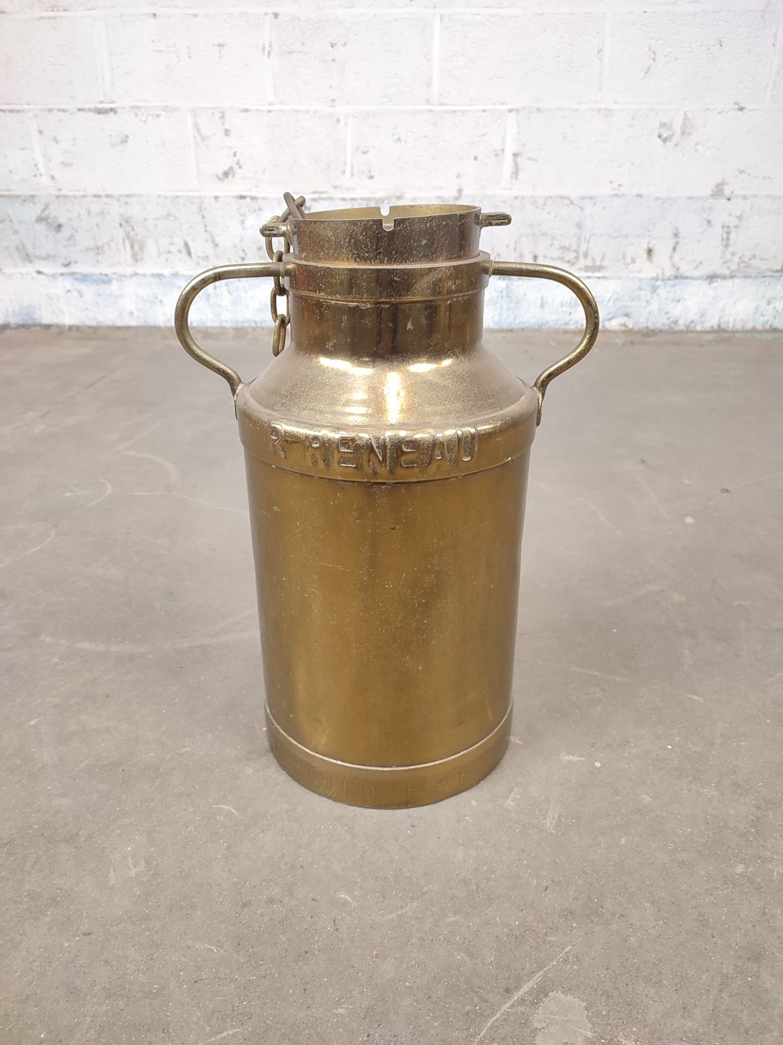 Large brass milk kit
