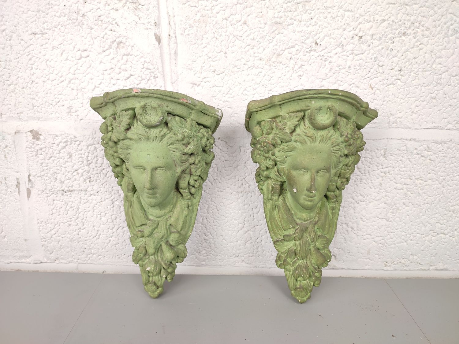 Antique corbels / wall consoles