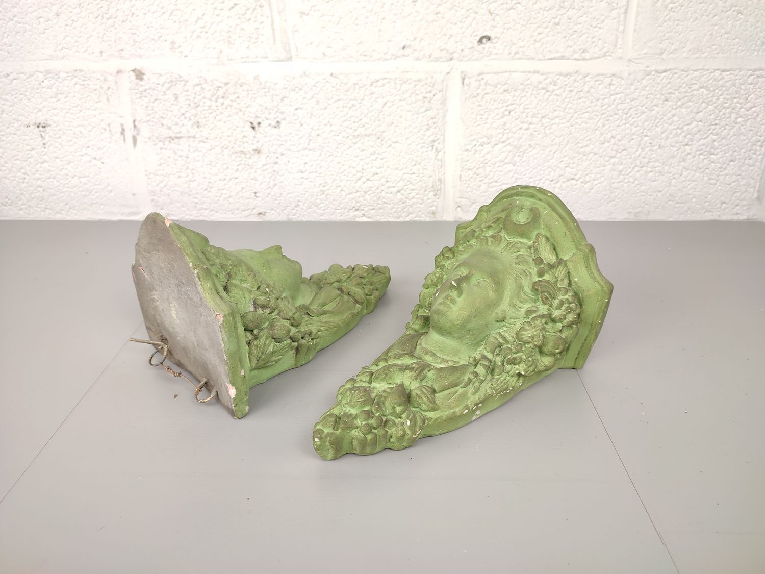 Antique corbels / wall consoles