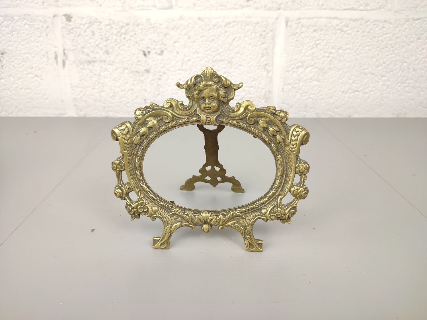 Brass photo frame
