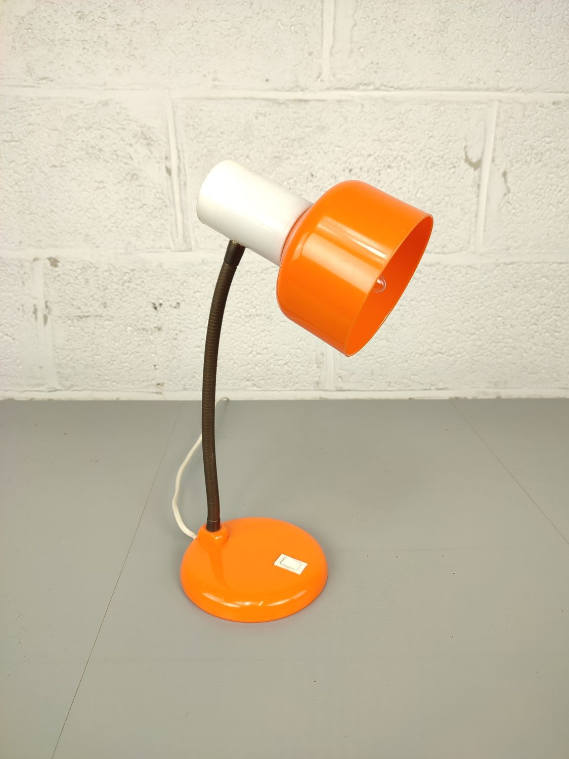Vintage orange desklamp