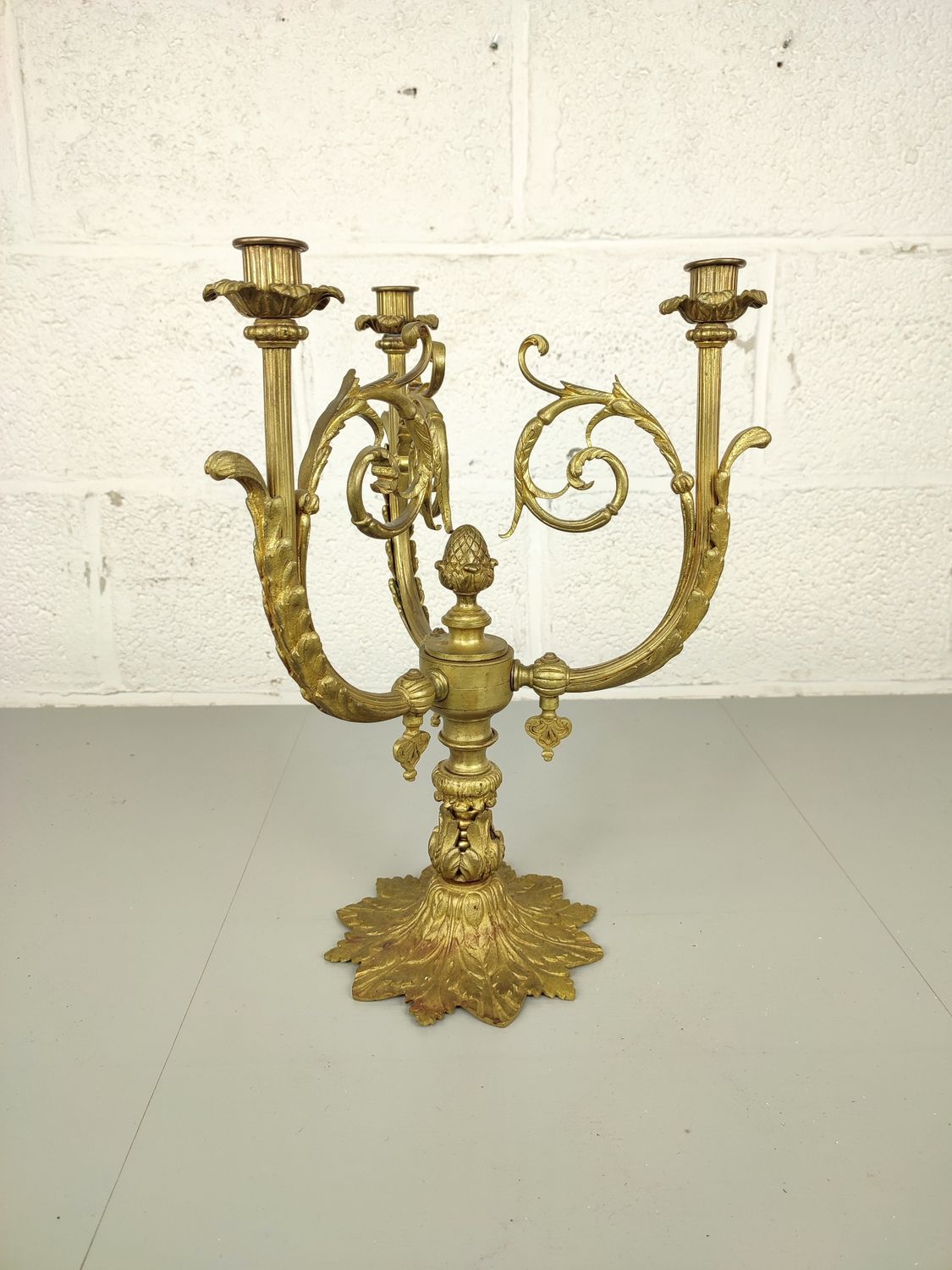 Antique bronze chandelier