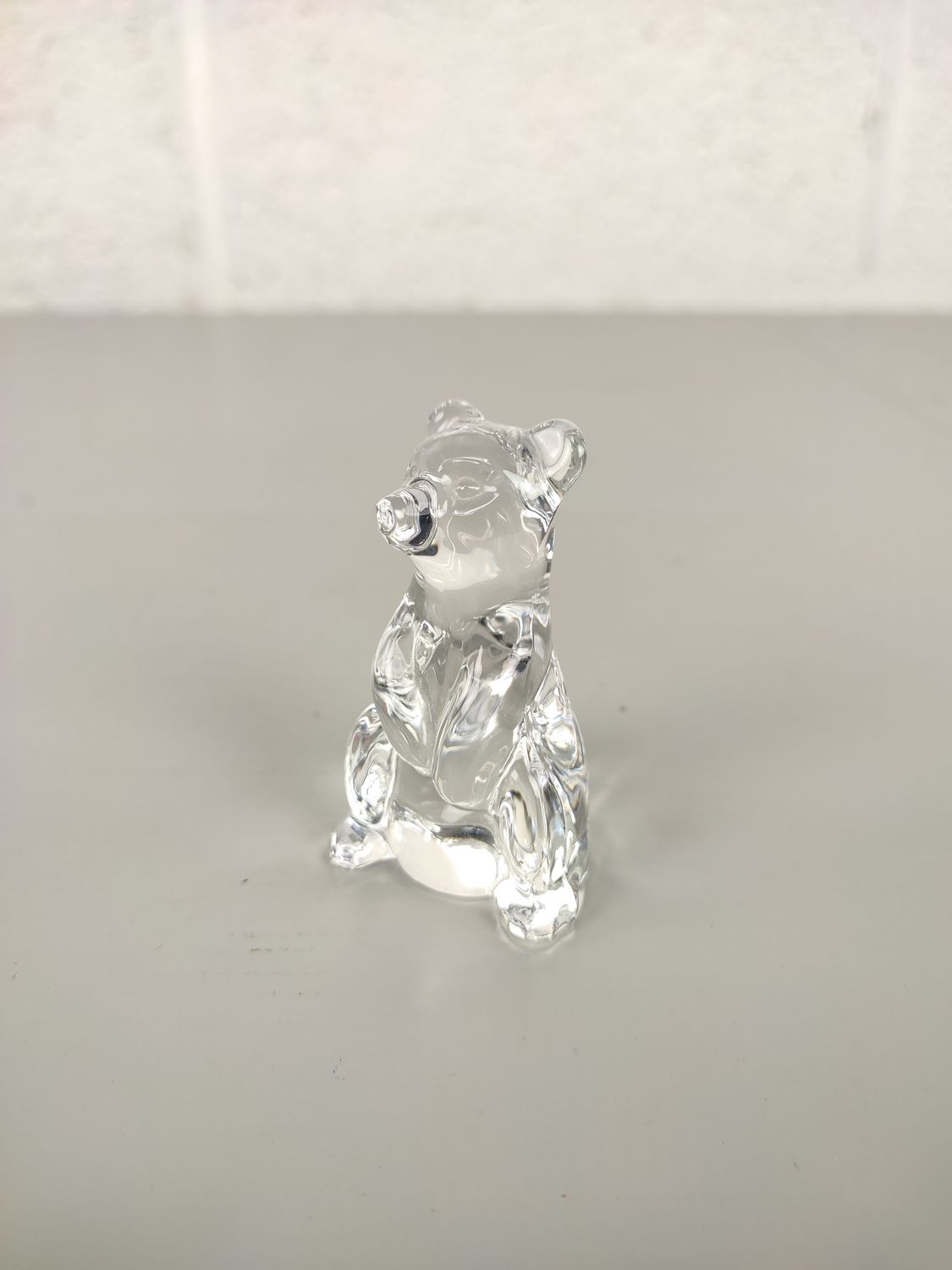 Little crystal bear Val Saint Lambert