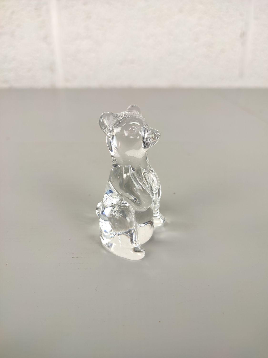 Little crystal bear Val Saint Lambert