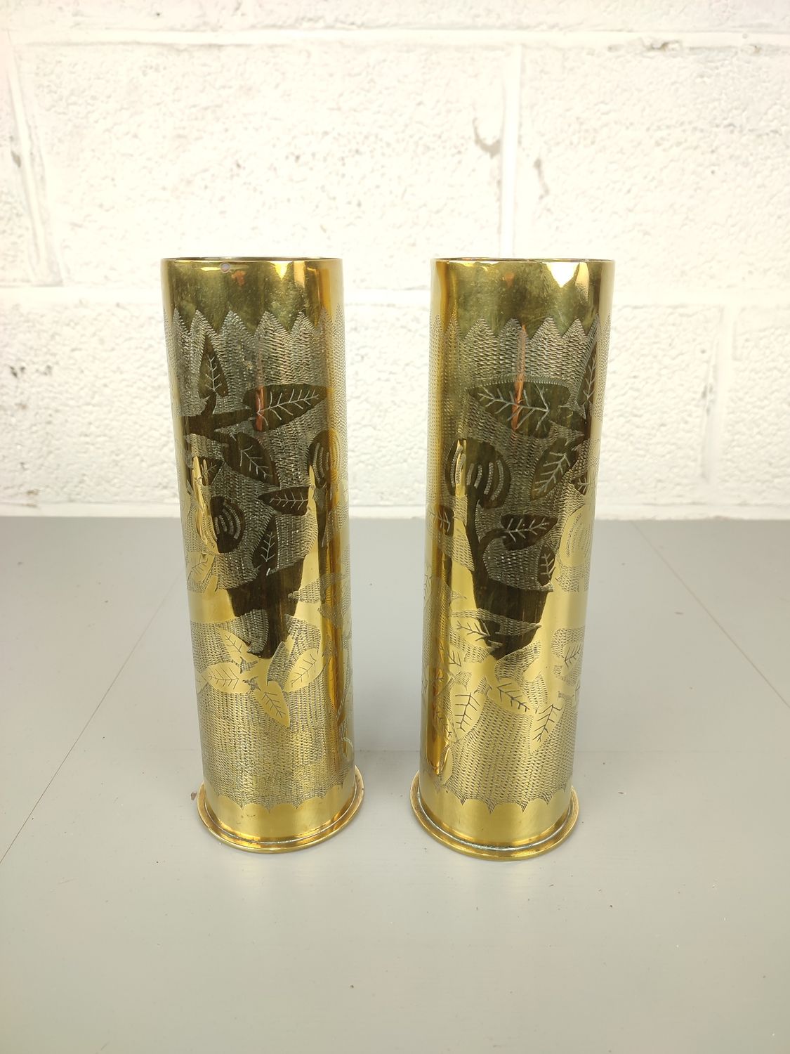 Trench art shells