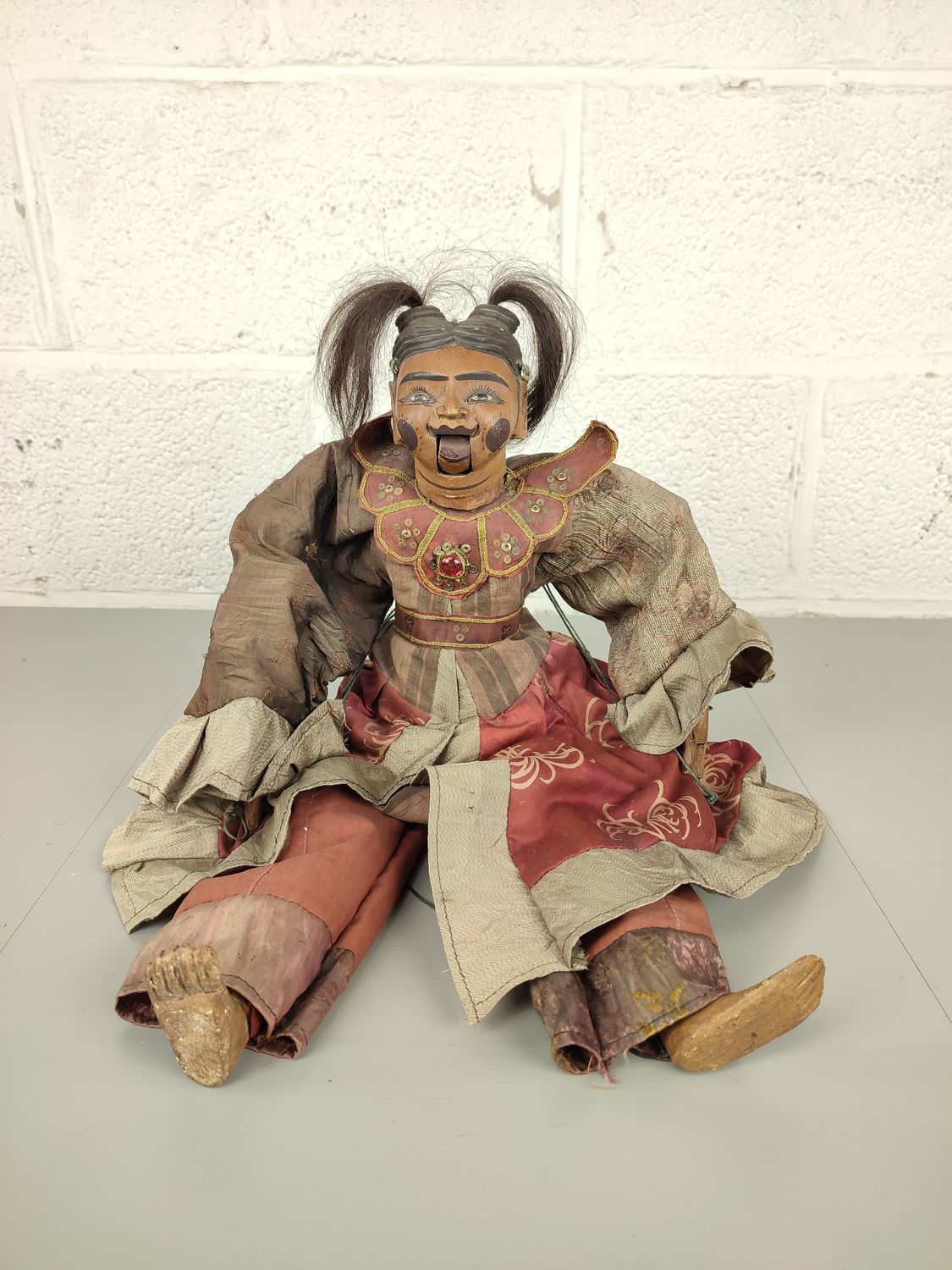 Old Burmese puppet