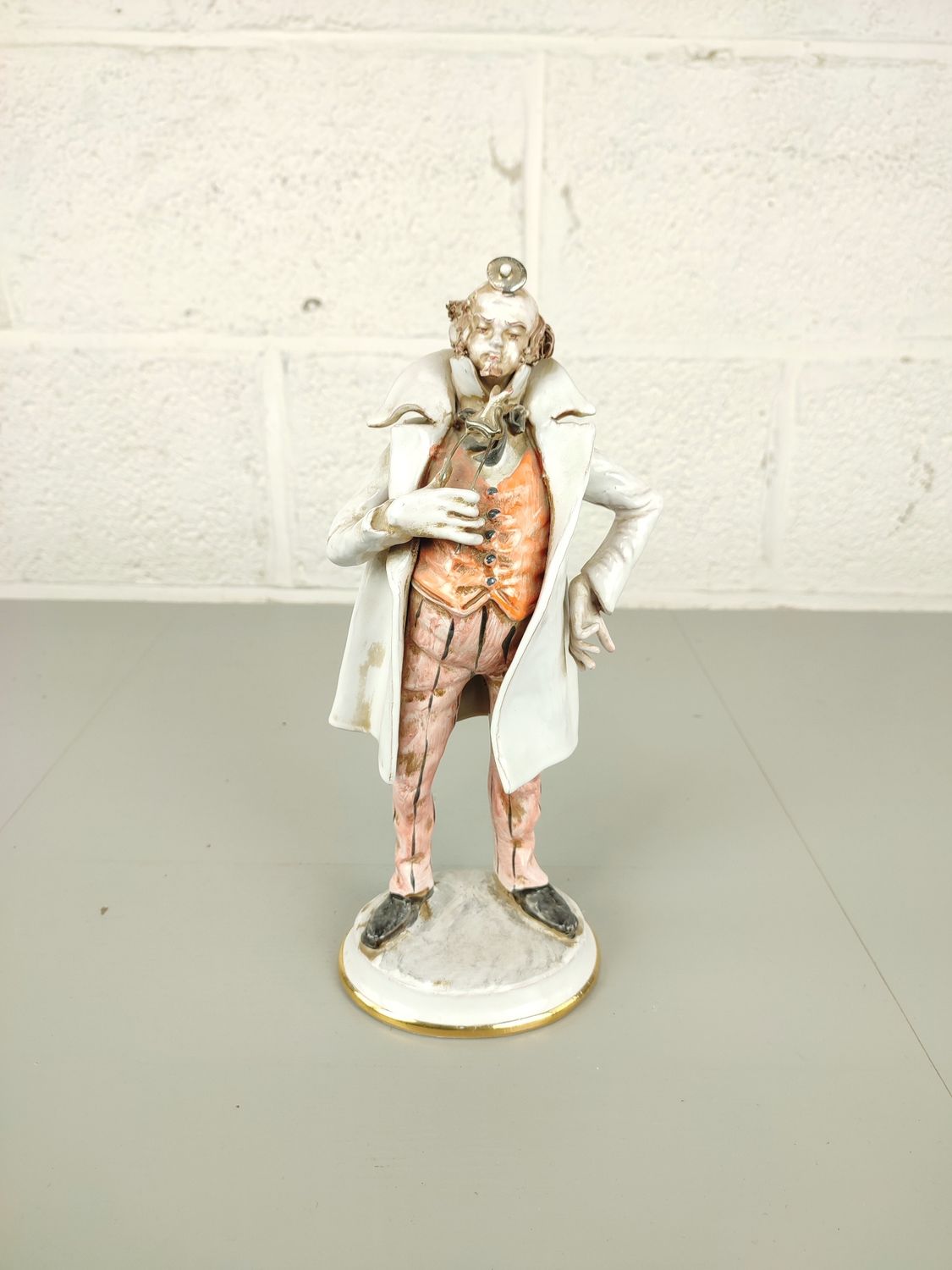 Ceramic statue of a dentist