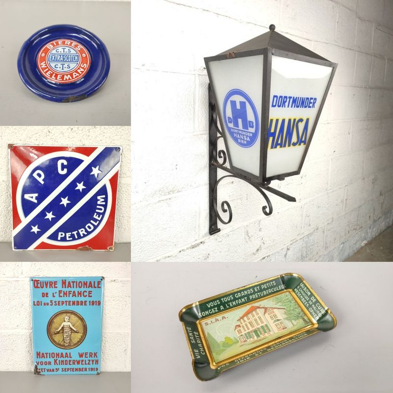 Enamel signs &amp; advertisement items