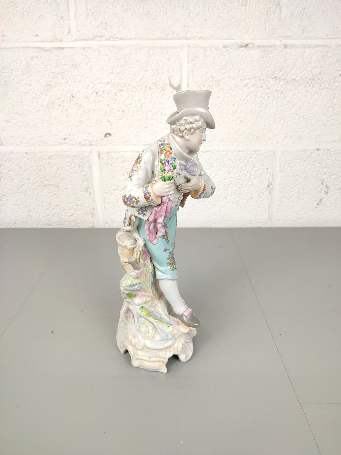 German porcelain statue