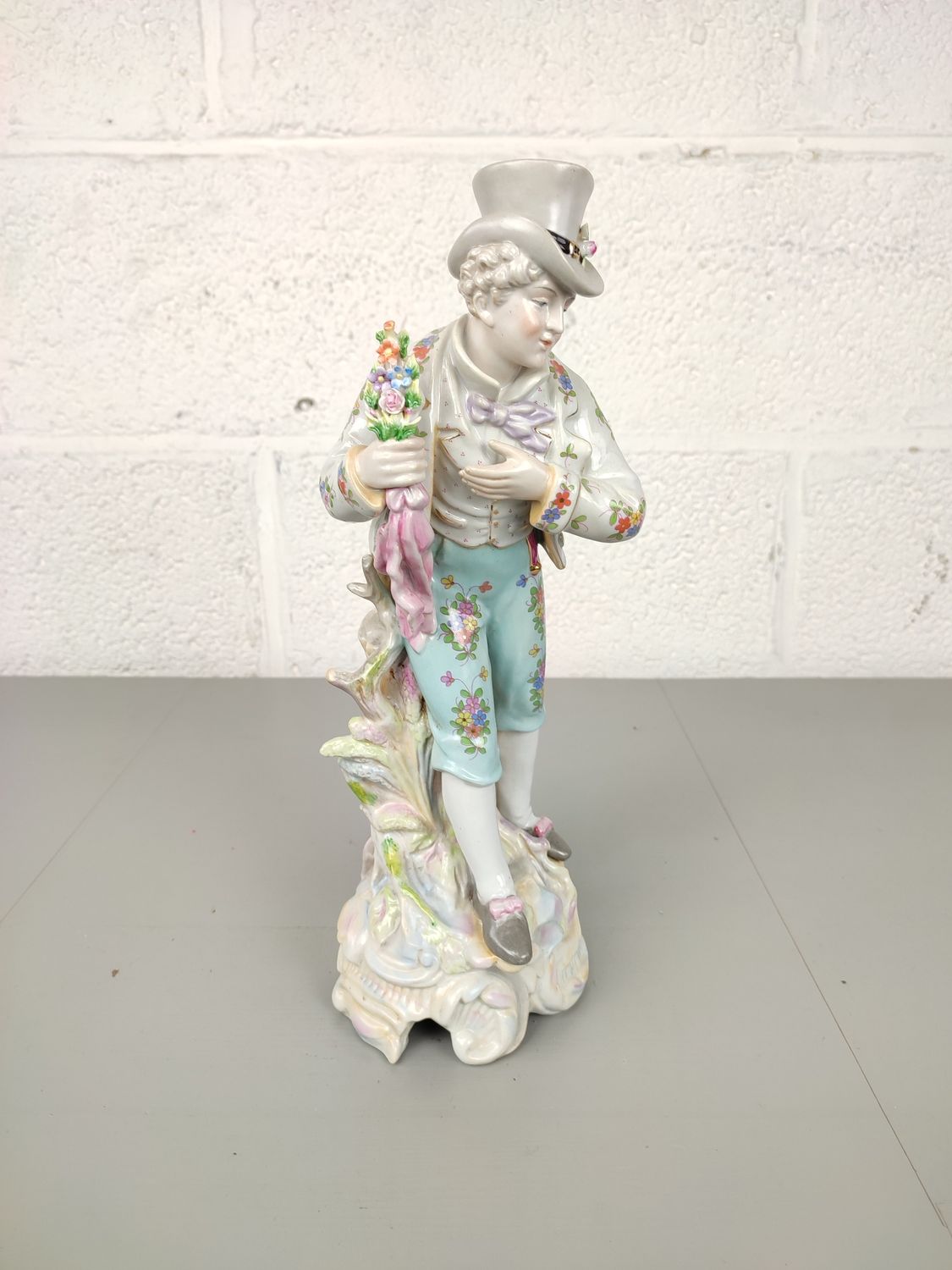 German porcelain statue