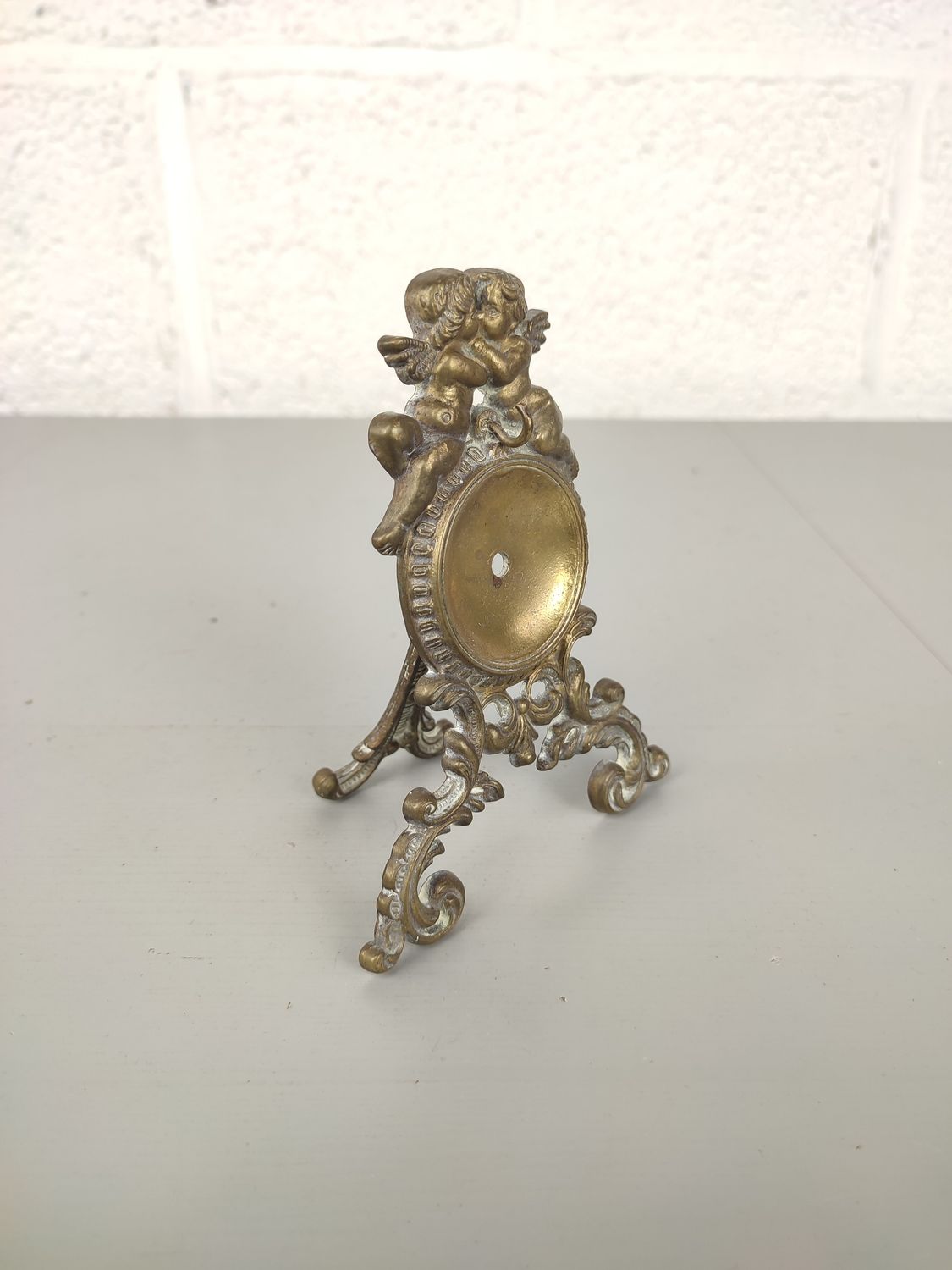 Brass pocket watch holder
