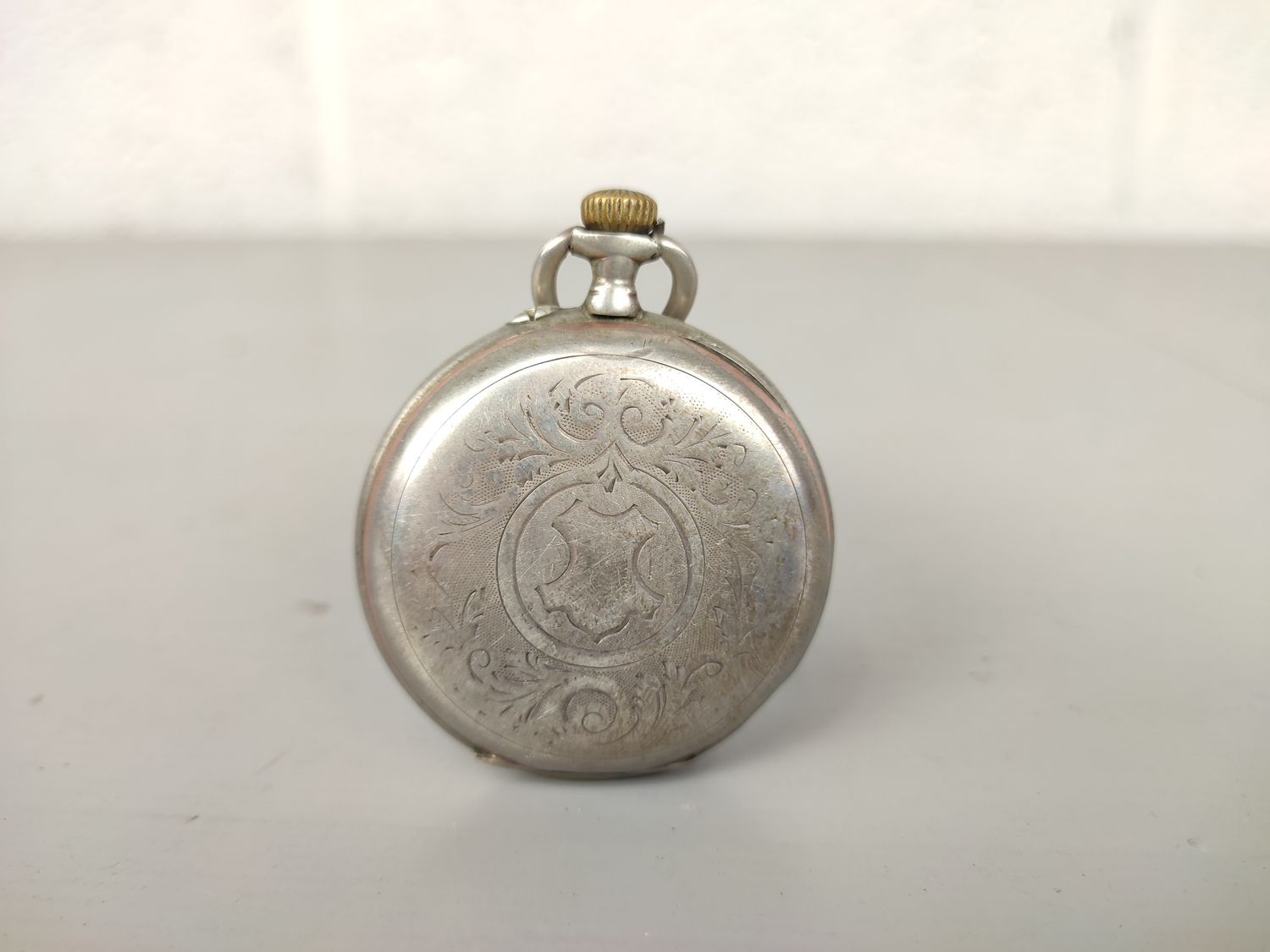 Antique silver pocket watch