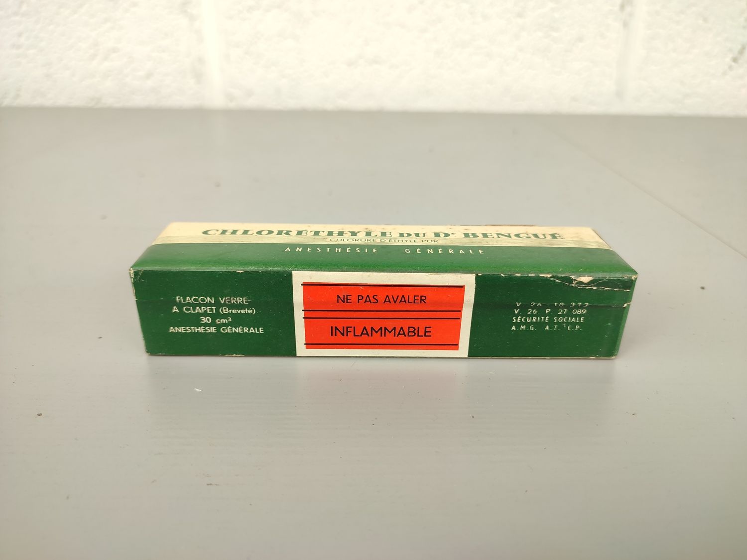Ols anesthetic ampoule with chlorethyle