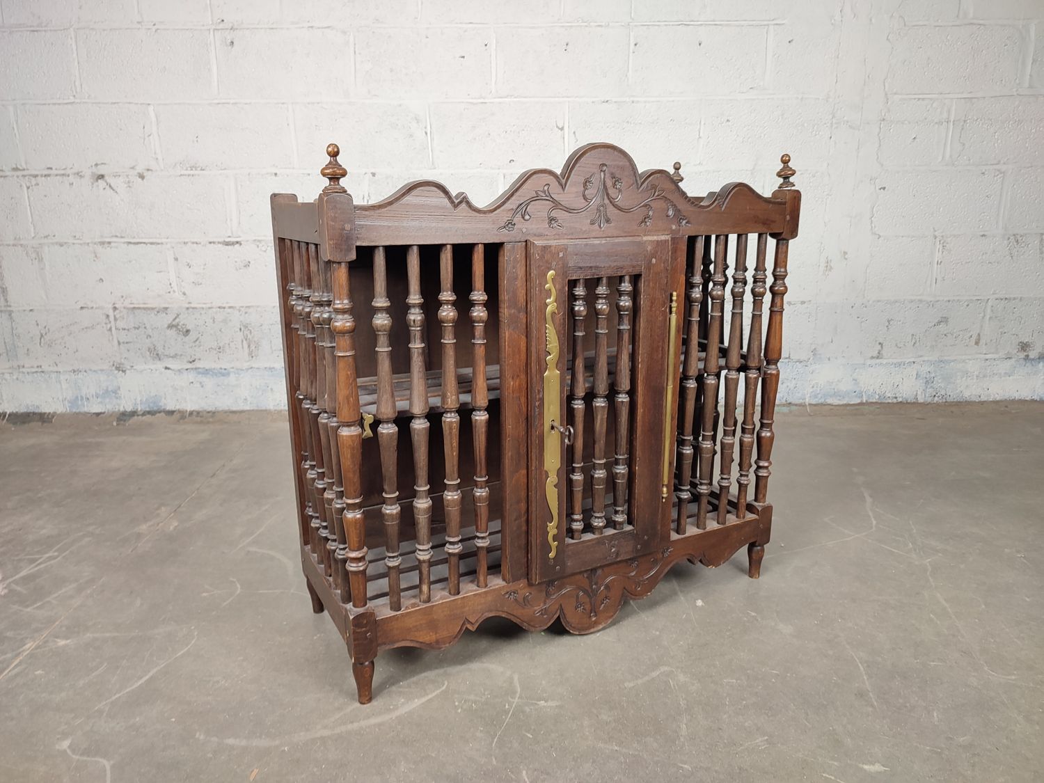 Antique Provencal bread cabinet
