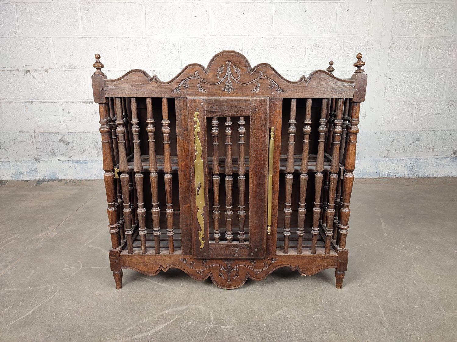Antique Provencal bread cabinet