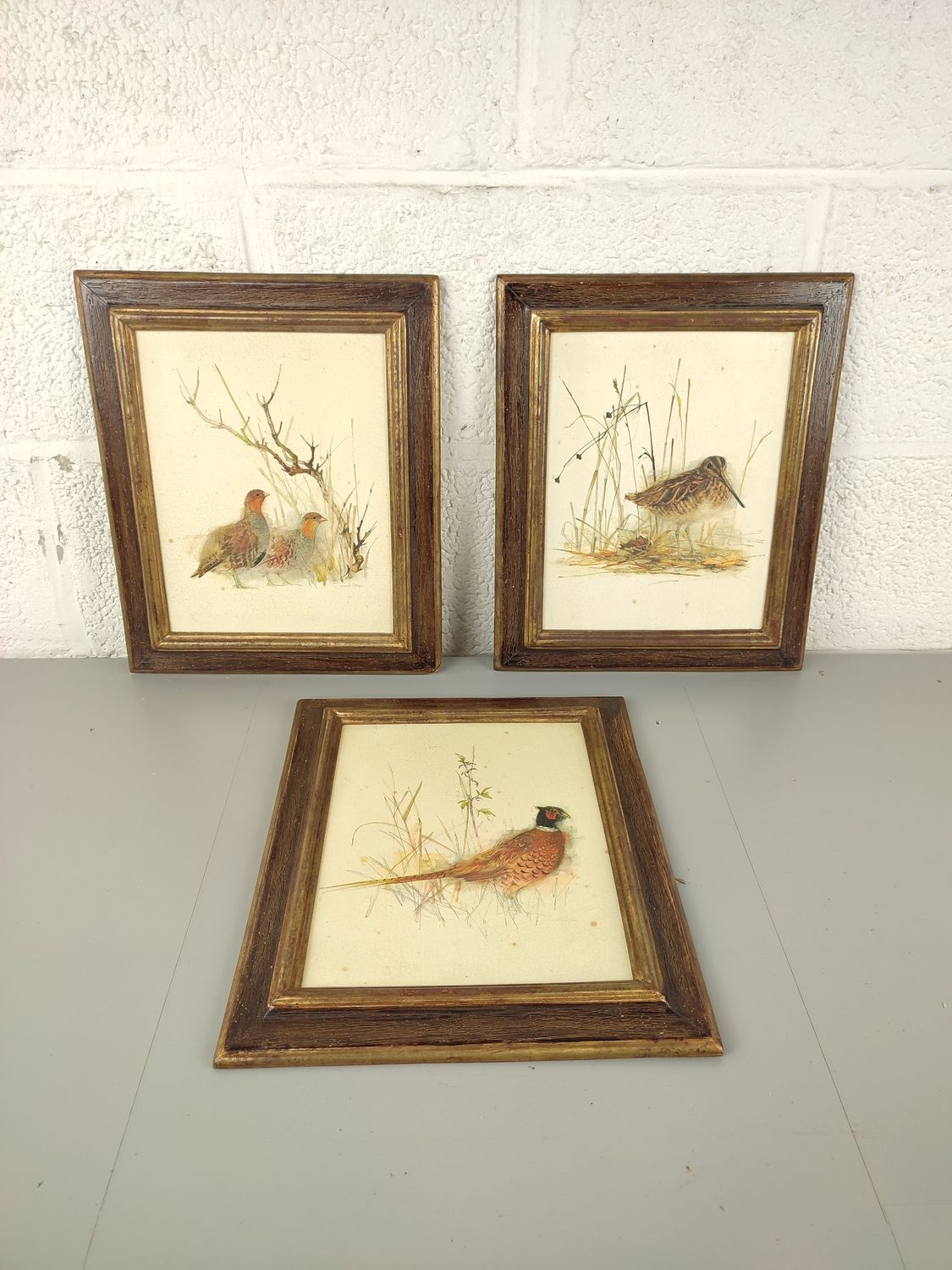 Mads Stage - 3 old prints with animals