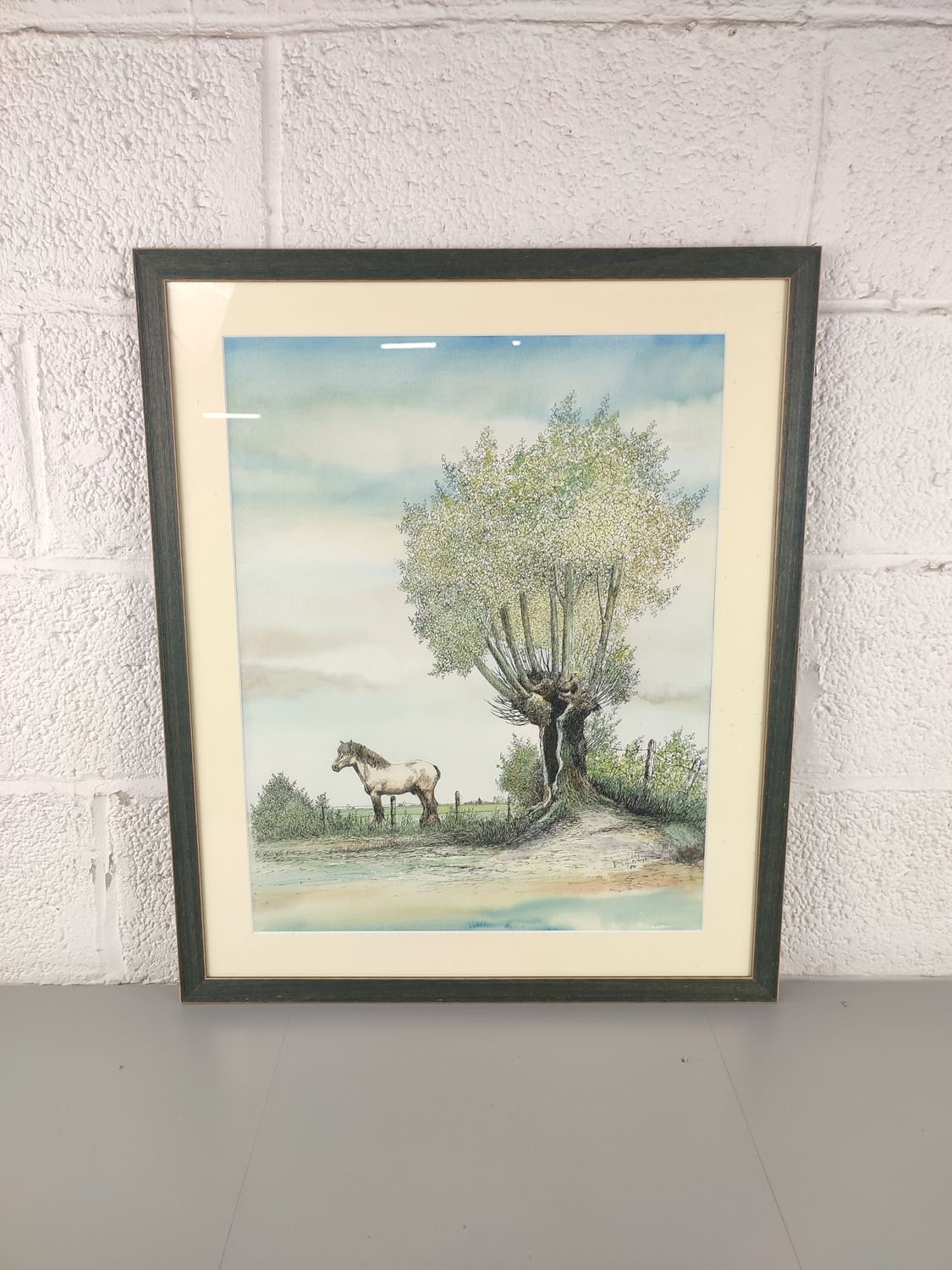 Vic Buys - drawing - draft horse