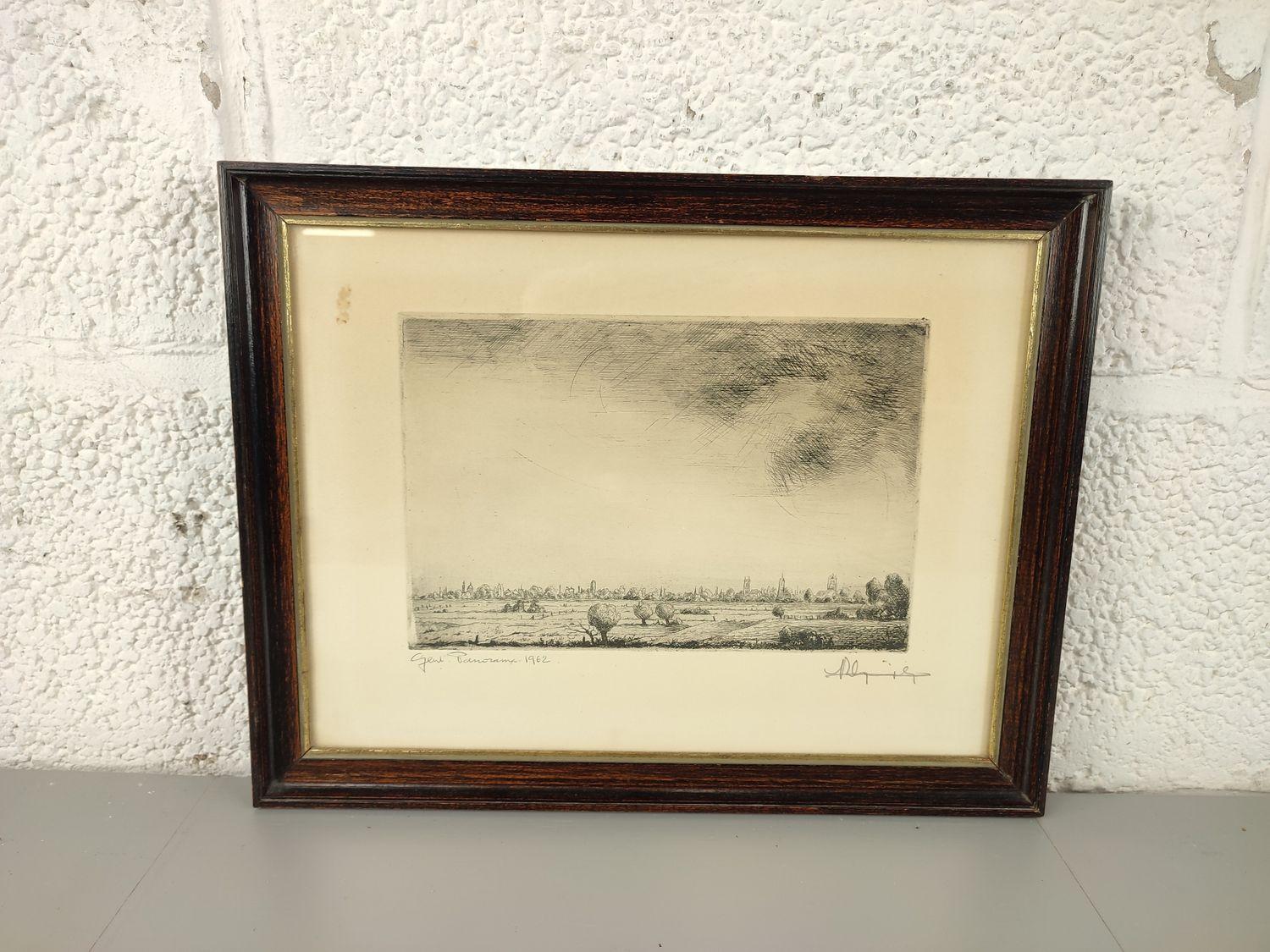 Etching Gent panorama