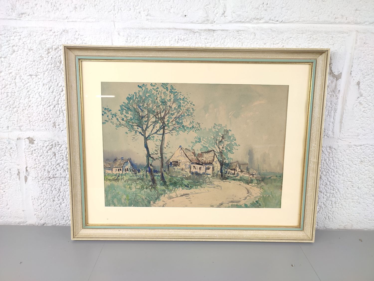 Watercolour of a farm