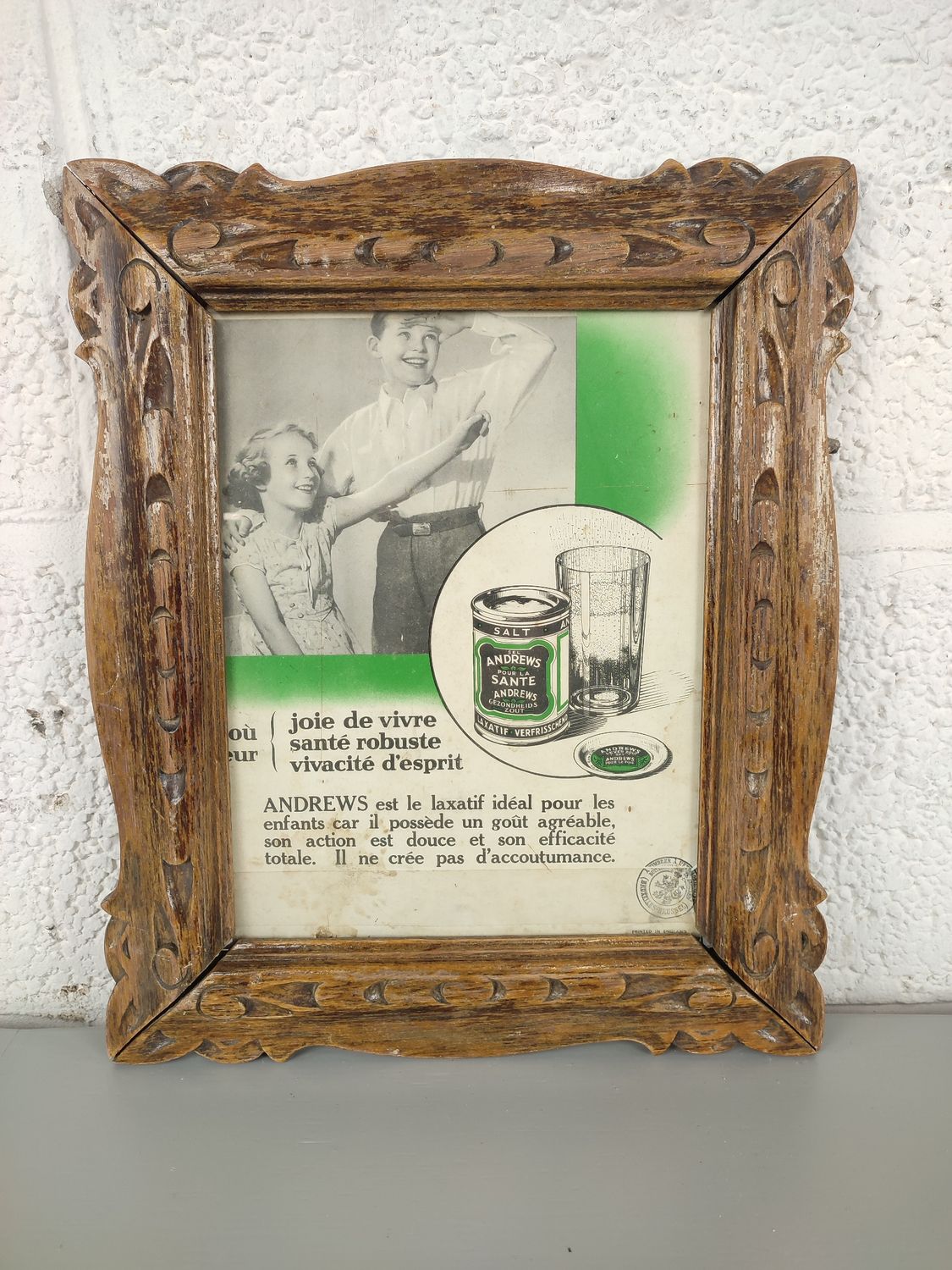 Andrews laxative advertisement