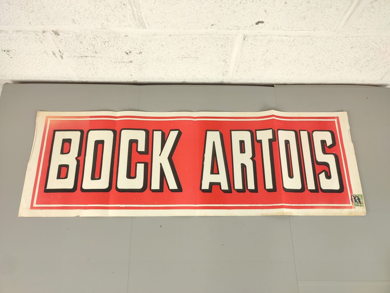 Bock Artois advertising poster