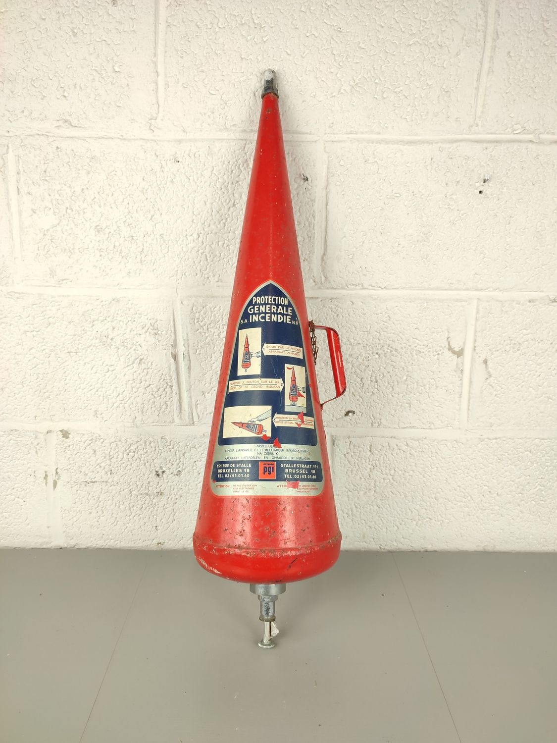 Old fire extinguisher
