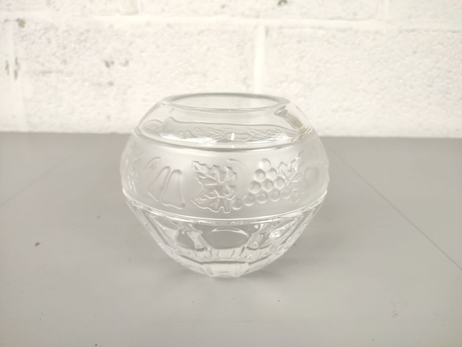 Round crystal Nachtmann vase