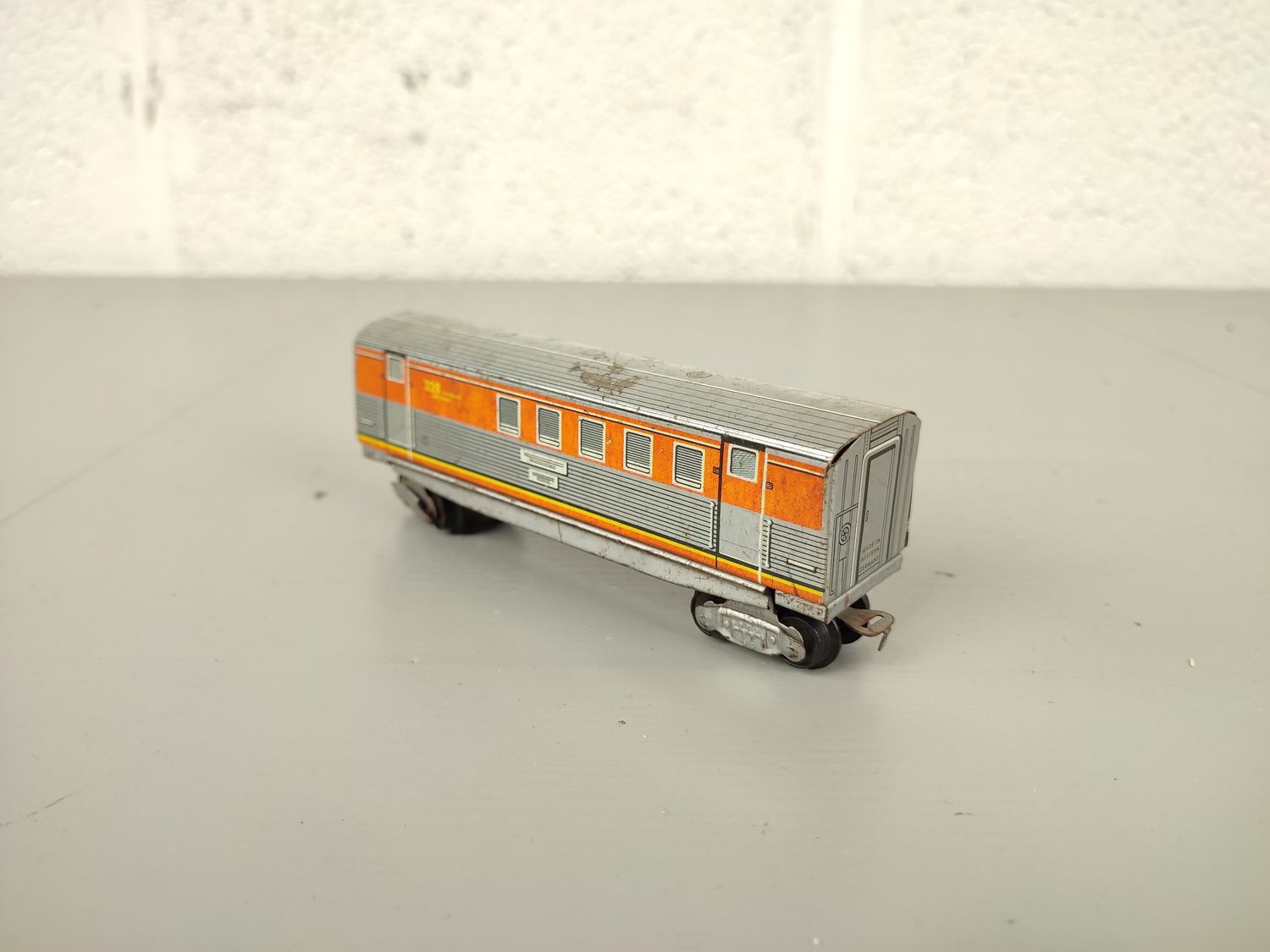 Old tin Distler train wagon