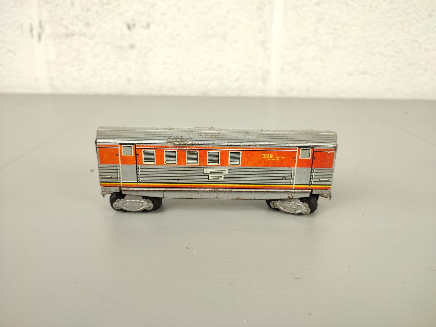 Old tin Distler train wagon