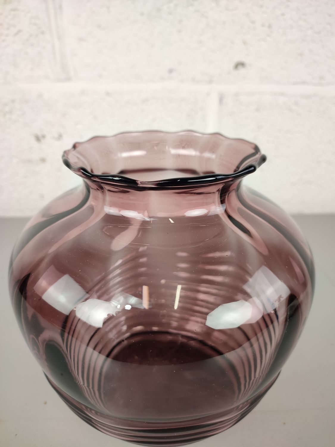Doyen art deco glass vase