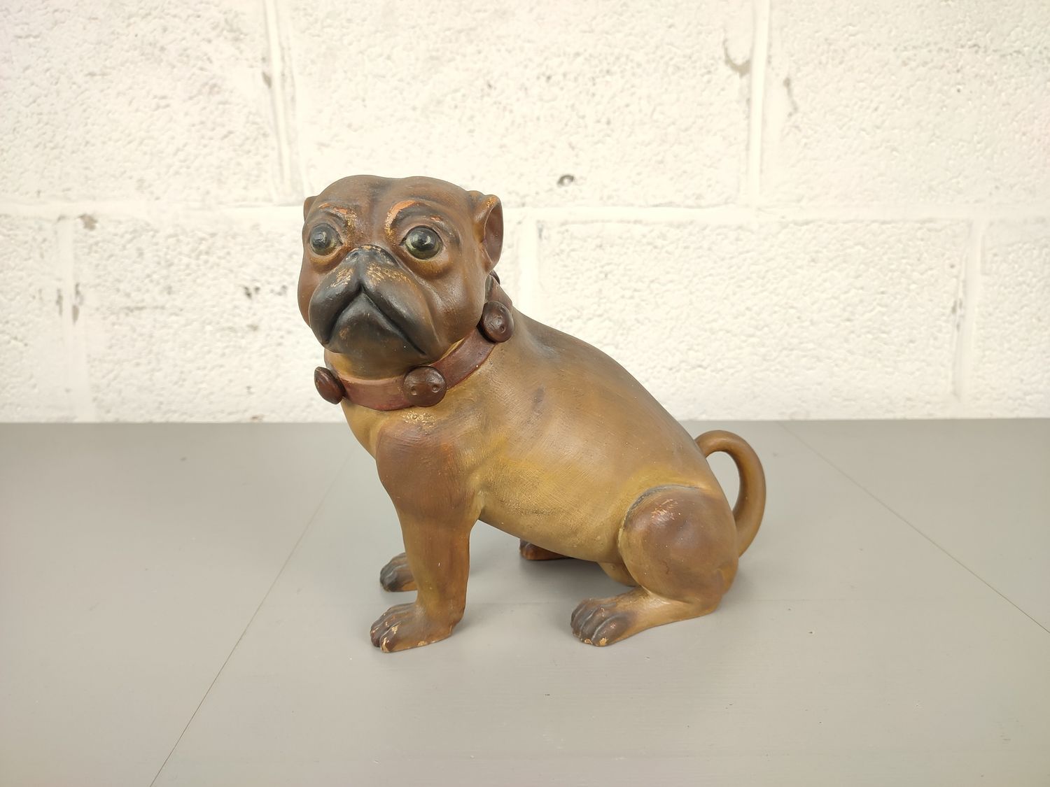 Antique terracotta tobacco jar by Bernhard Bloch
