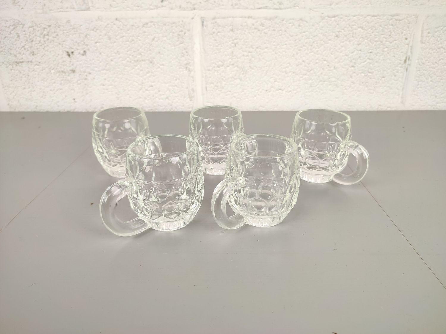 5 Val Saint Lambert glasses