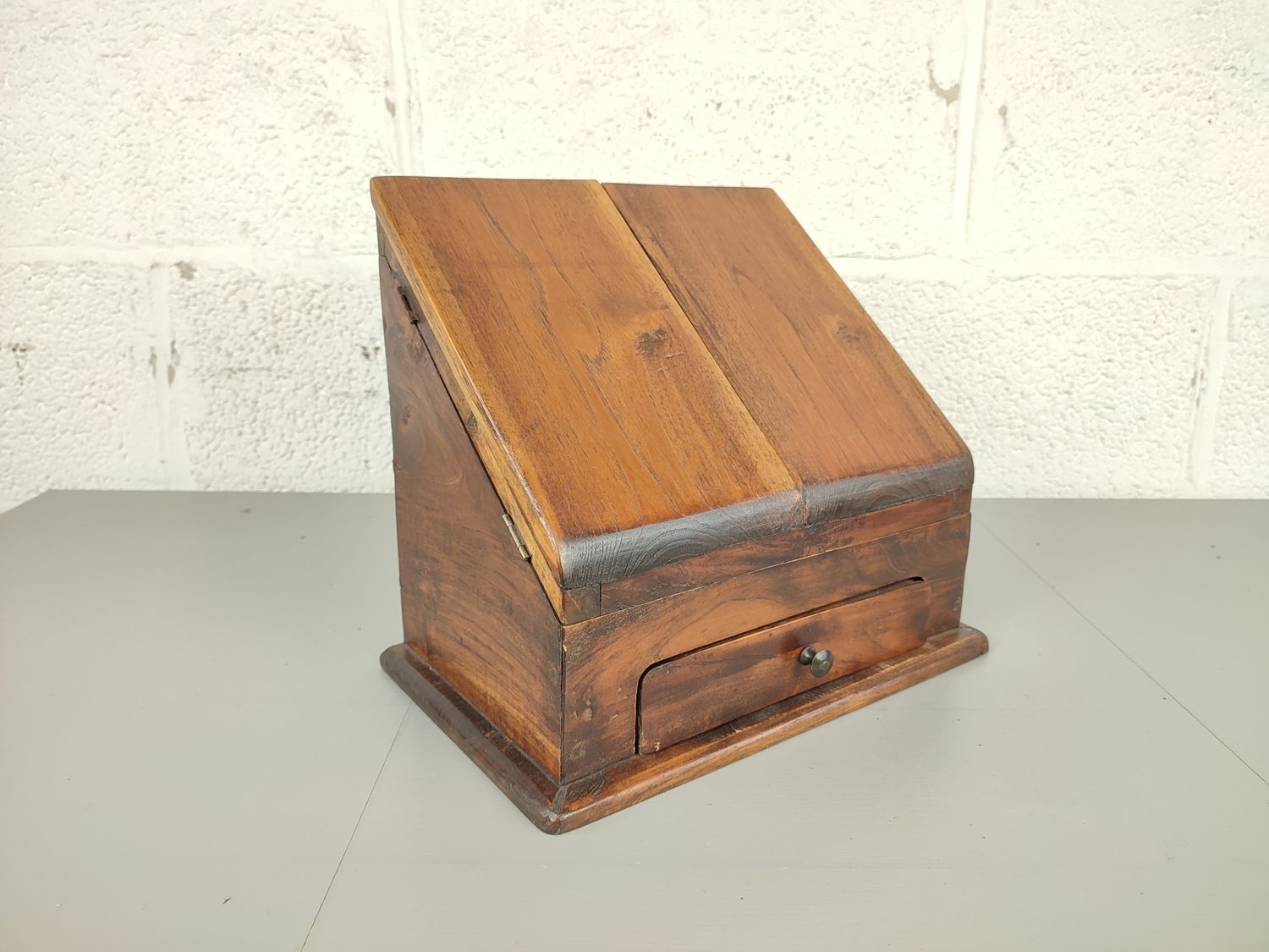 Wooden mail cabinet