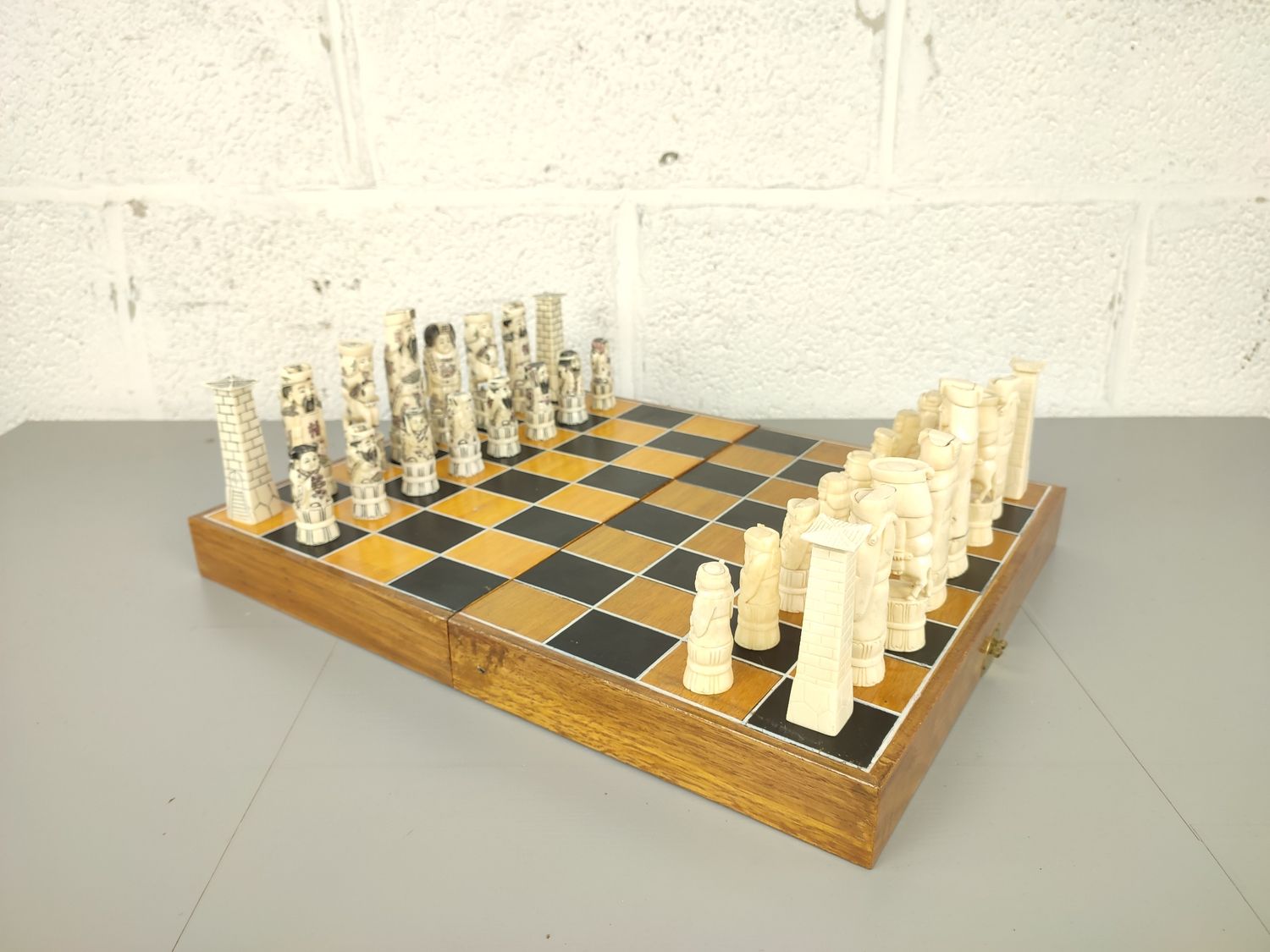 Wooden chess game from China