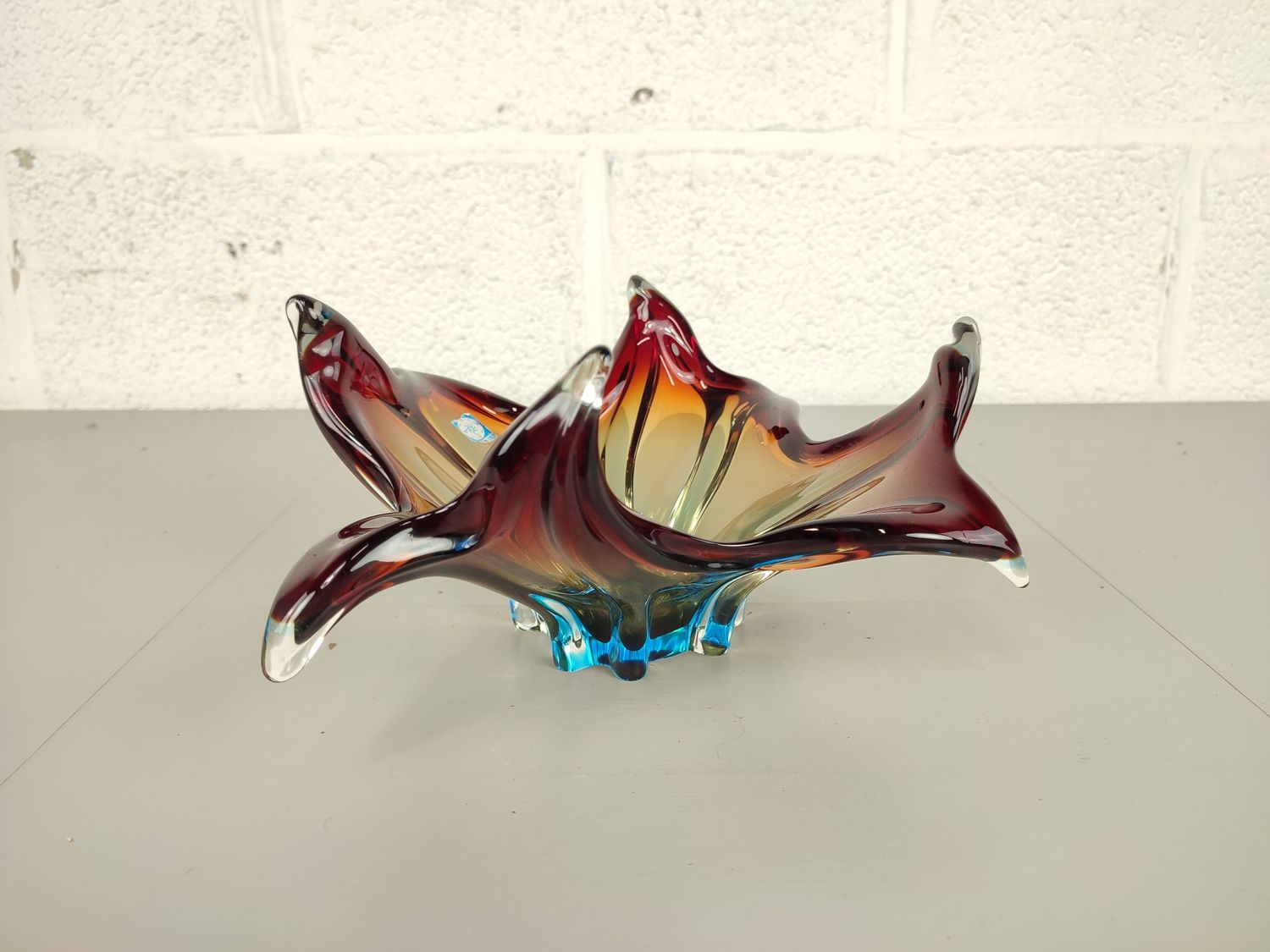 Vintage glass Murano bowl