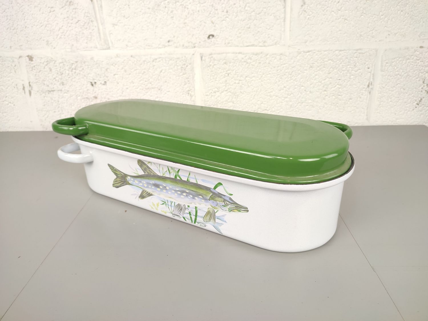 Long enamel steamer pot