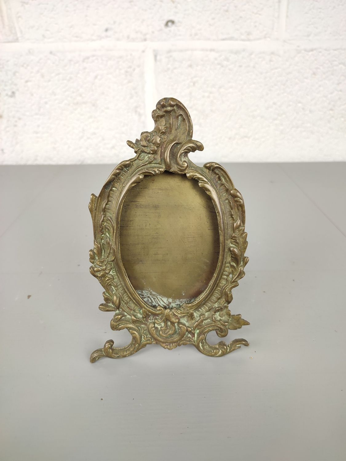 Brass photo frame