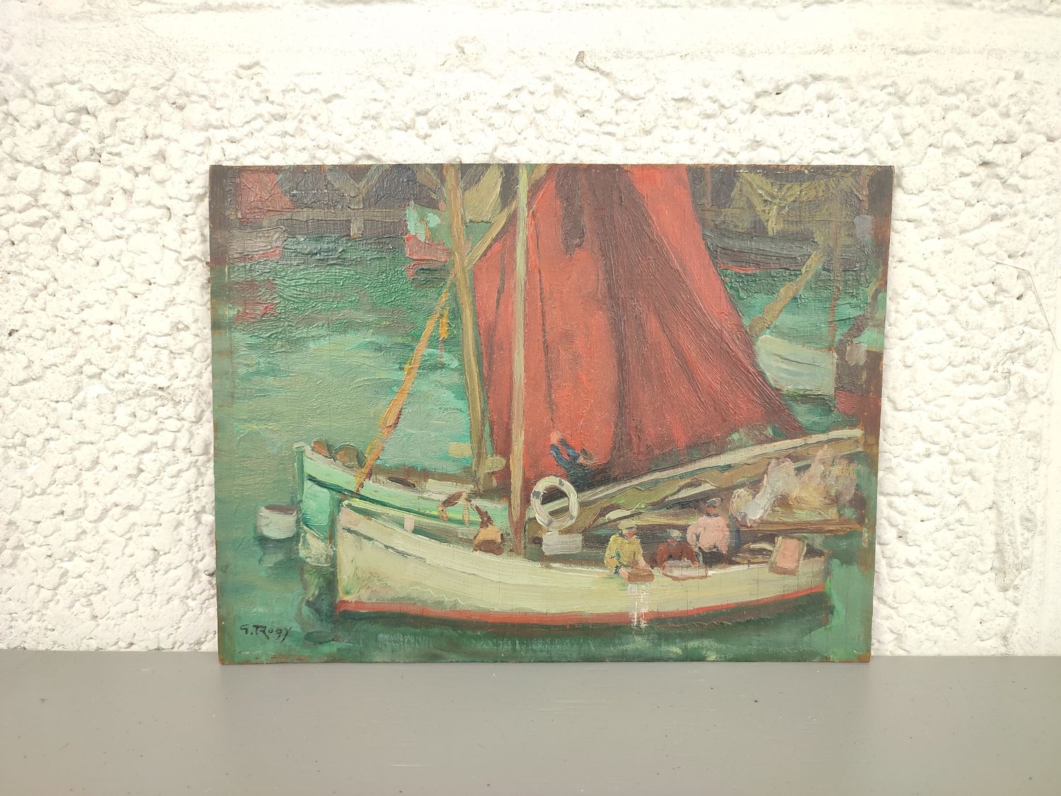Georges Rogy - small maritime painting