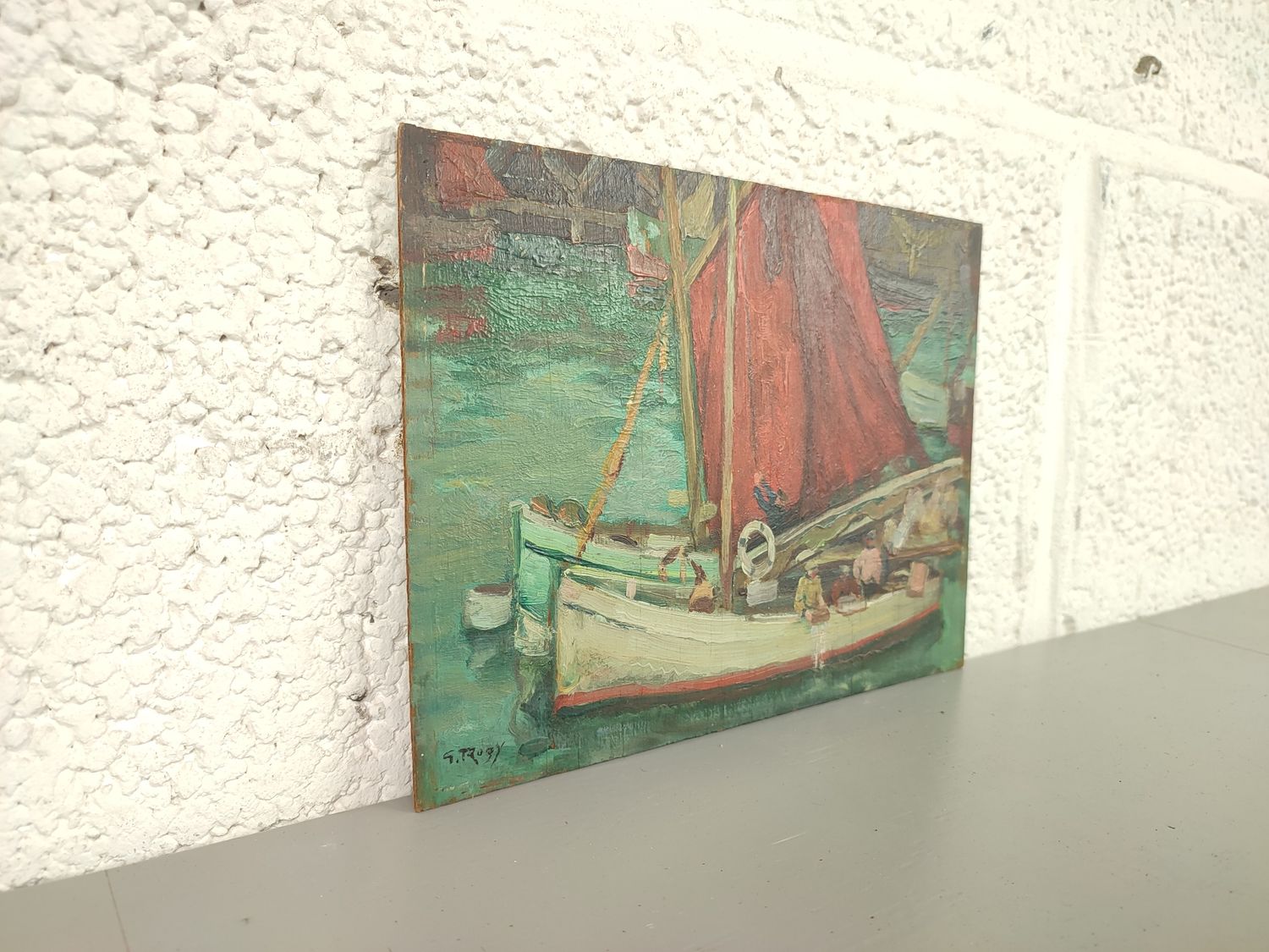 Georges Rogy - small maritime painting