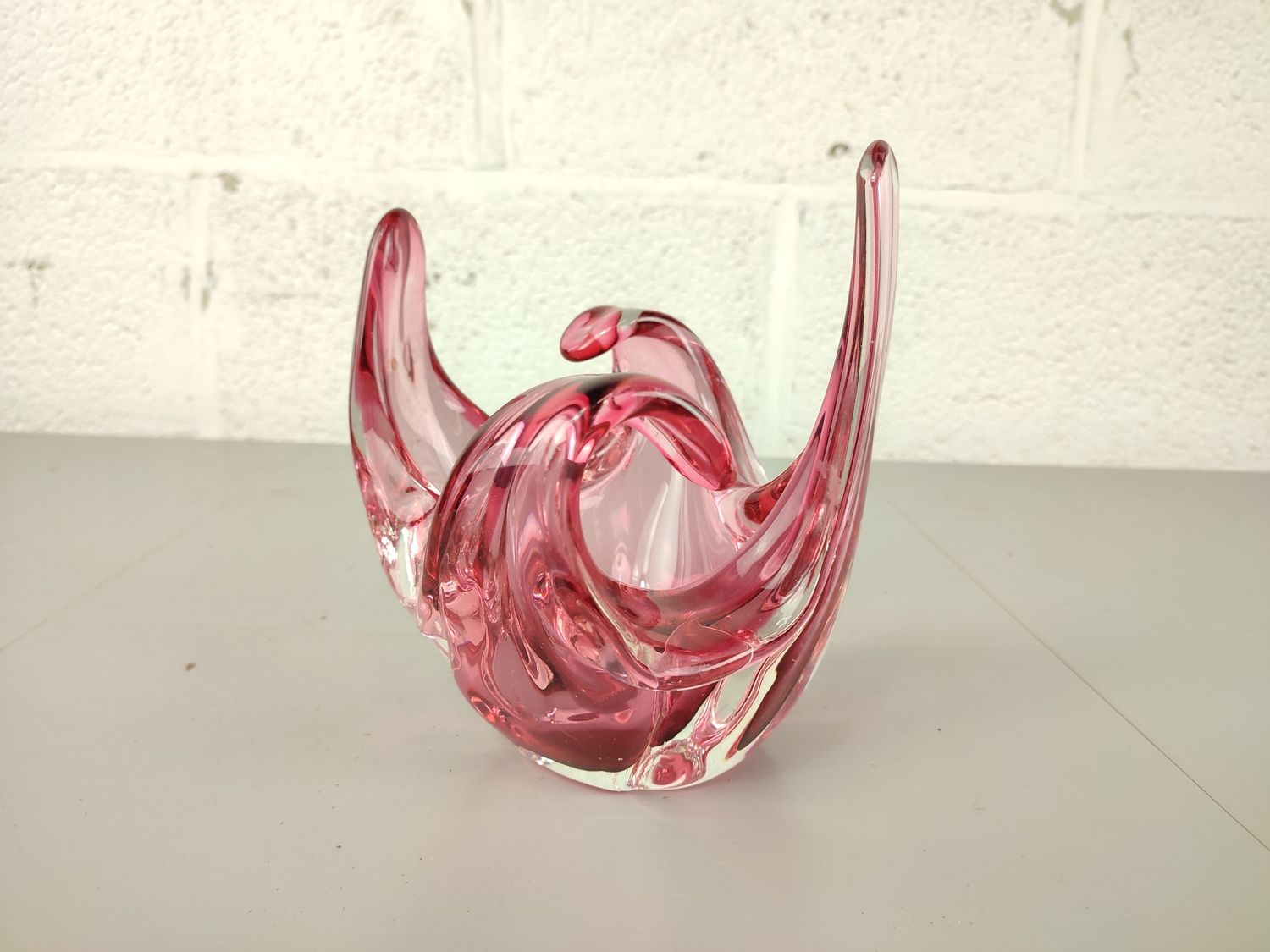 Vintage glass Murano style bowl