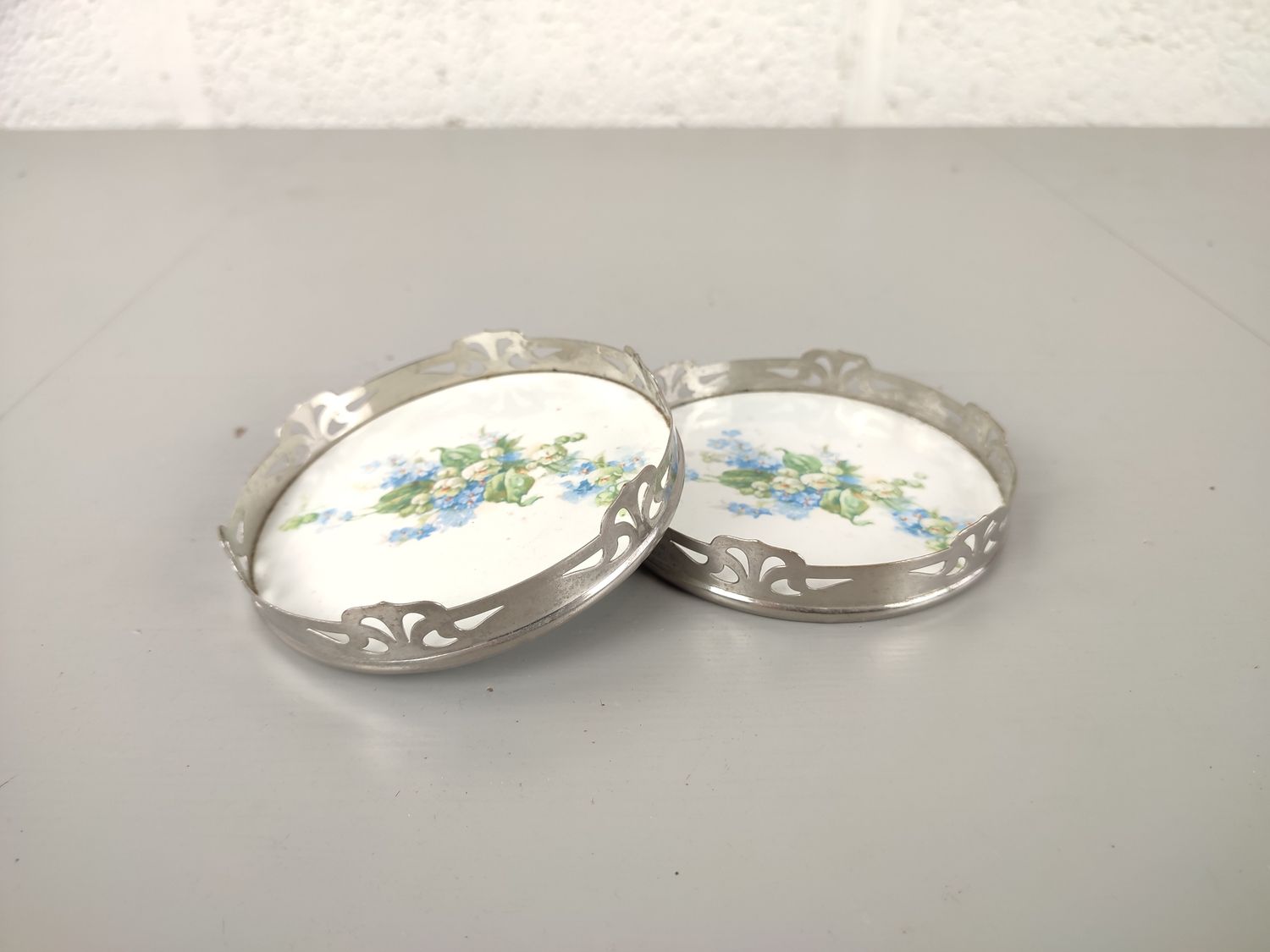 Duo WMF art-nouveau onderzetters